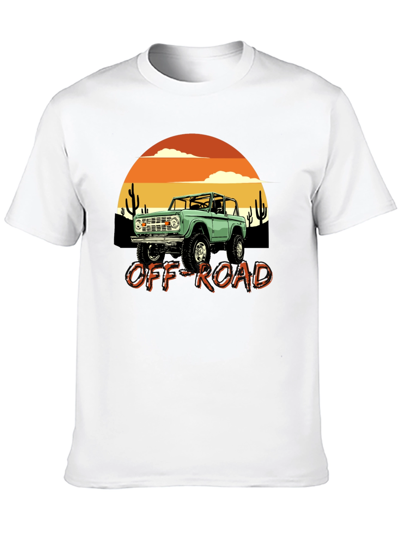 Off-Road Adventure T-Shirt: Desert Sunset Ride