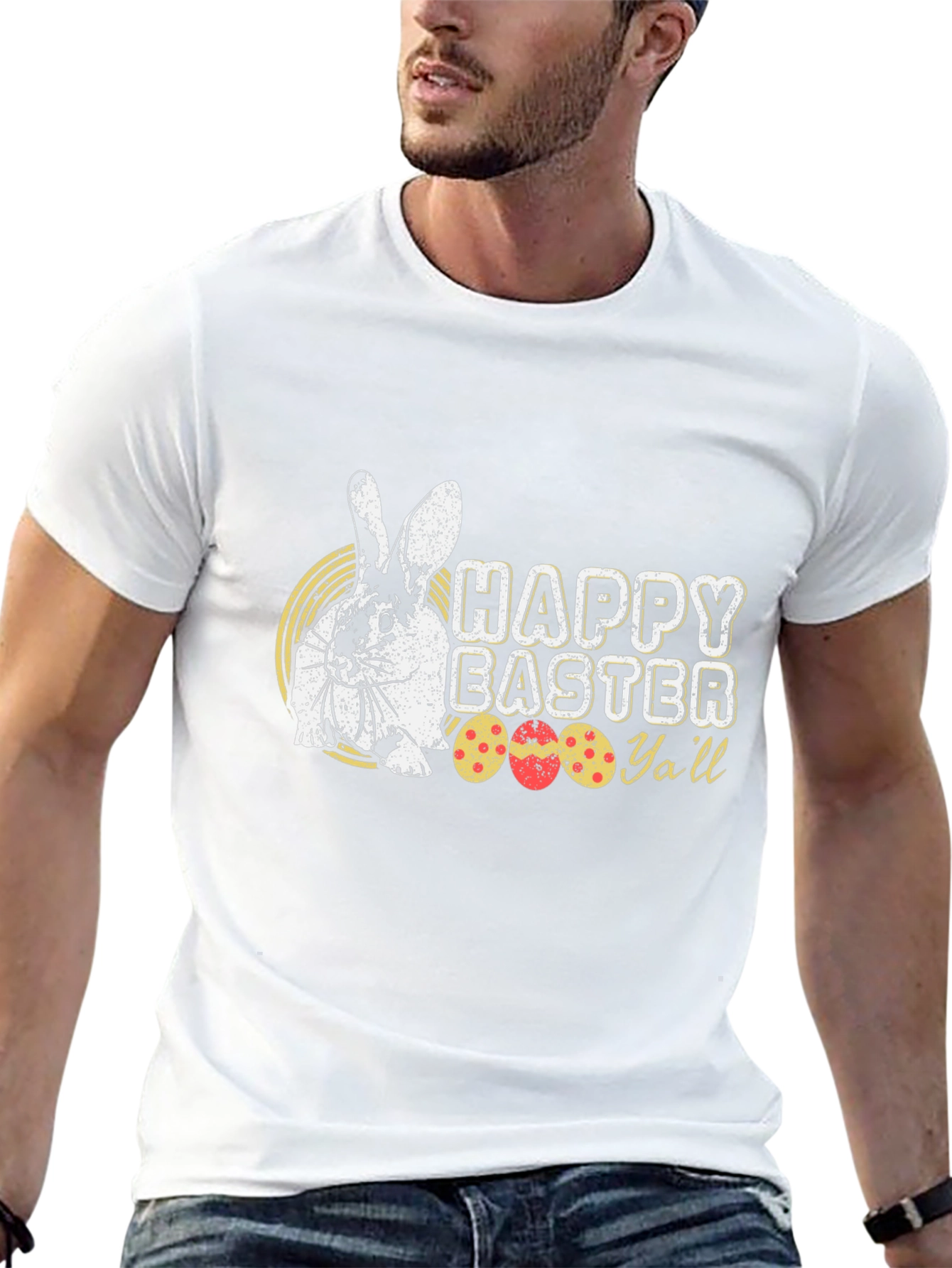 Happy Easter Yall Bunny T-Shirt
