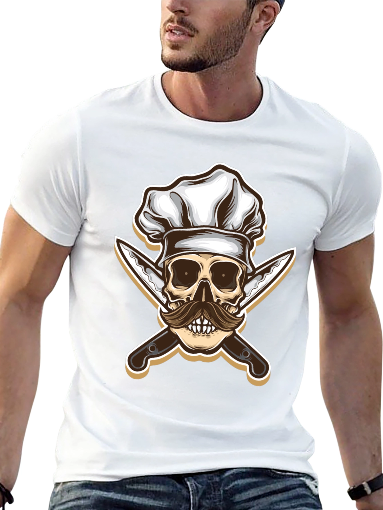 Skull Chef T-Shirt - Culinary Crossbones