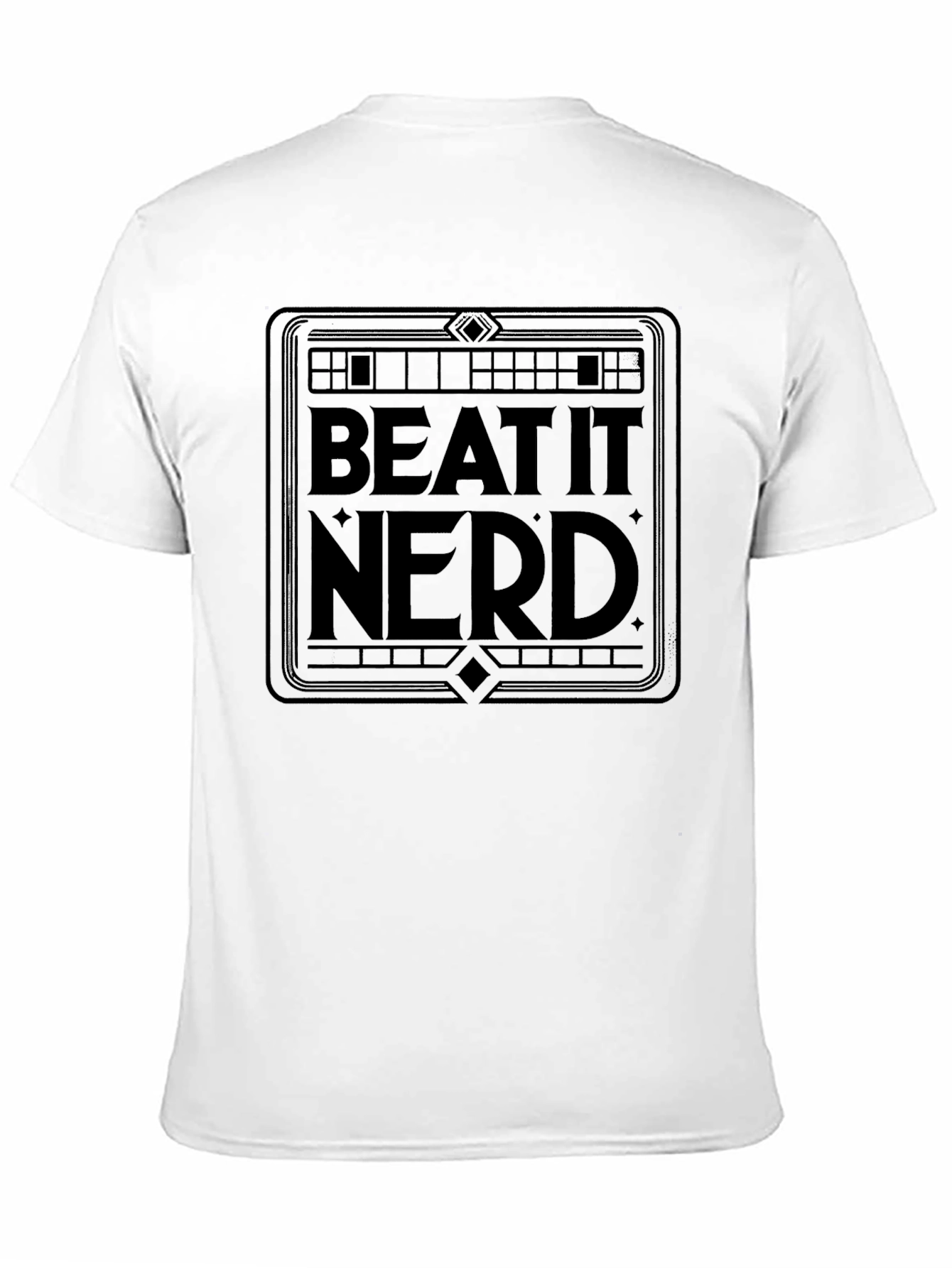 Beat It Nerd Graphic T-Shirt - Gamer Style