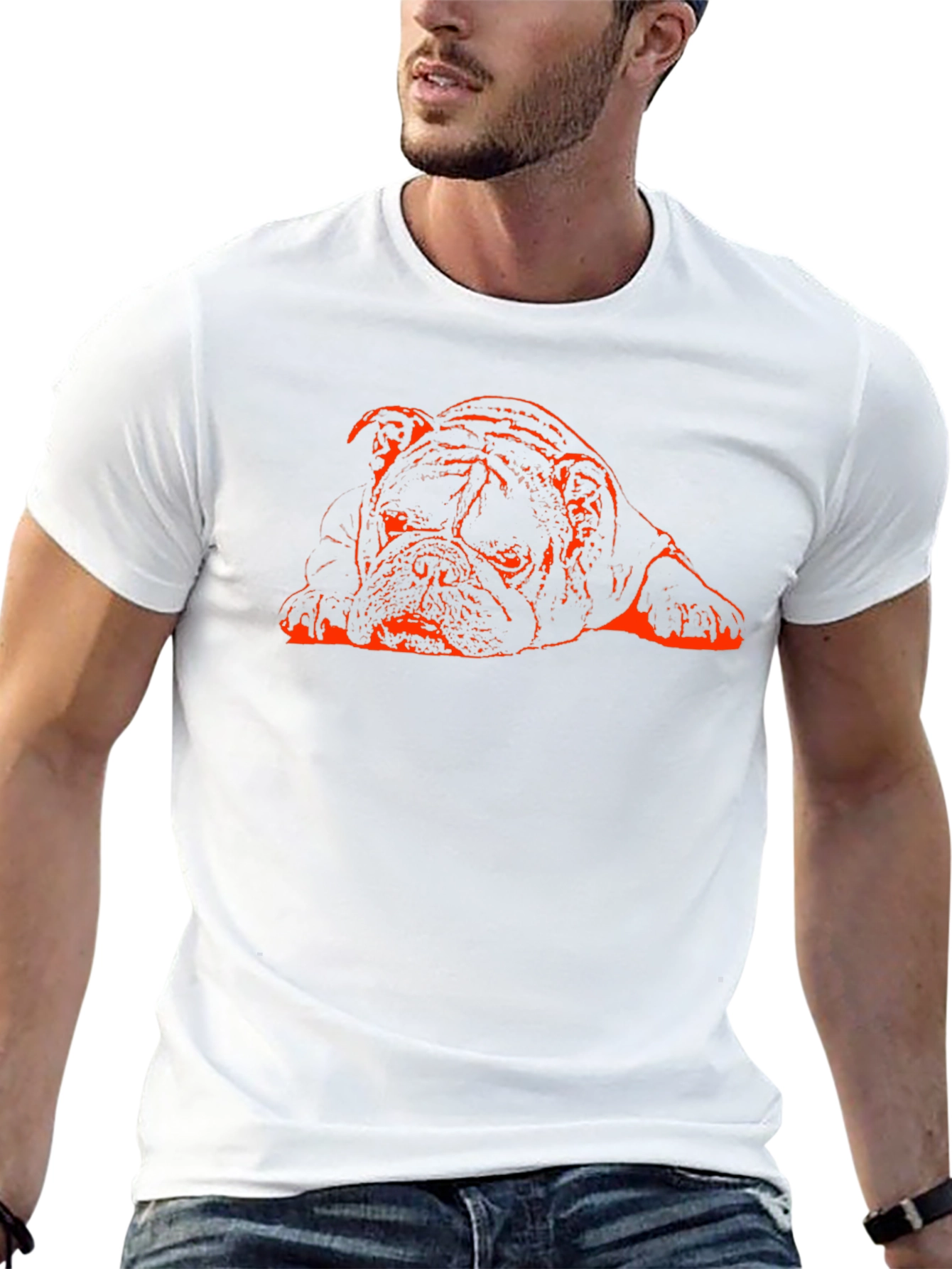 Bulldog Graphic T-Shirt - Stylish & Comfortable