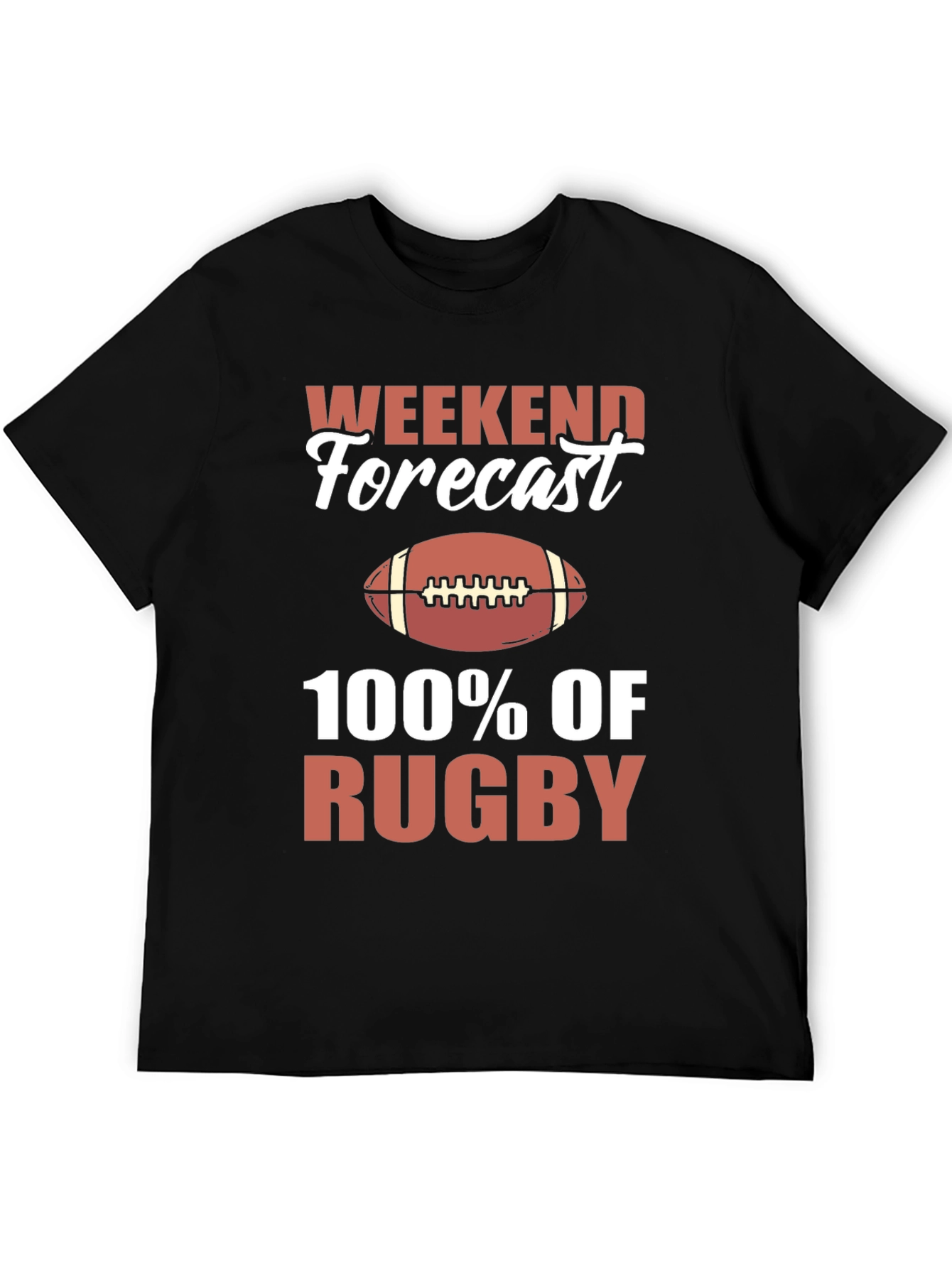 Weekend Forecast 100% Rugby T-Shirt
