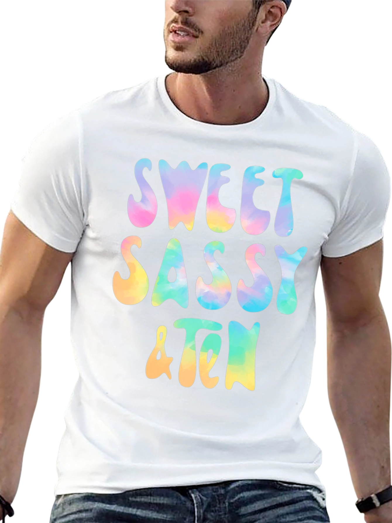 Sweet Sassy & Ten Graphic Tee - Black