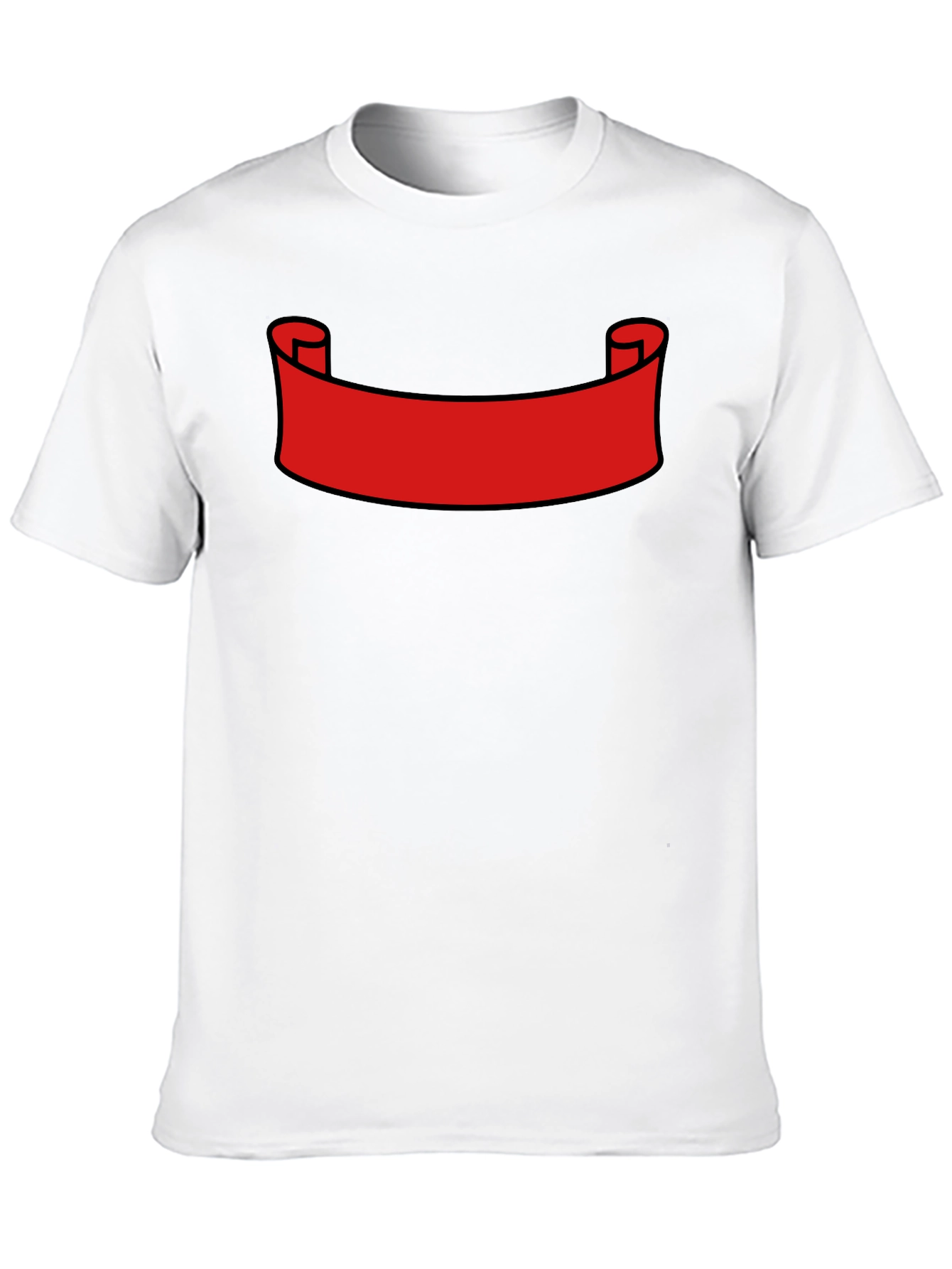 Red Banner Black Tee