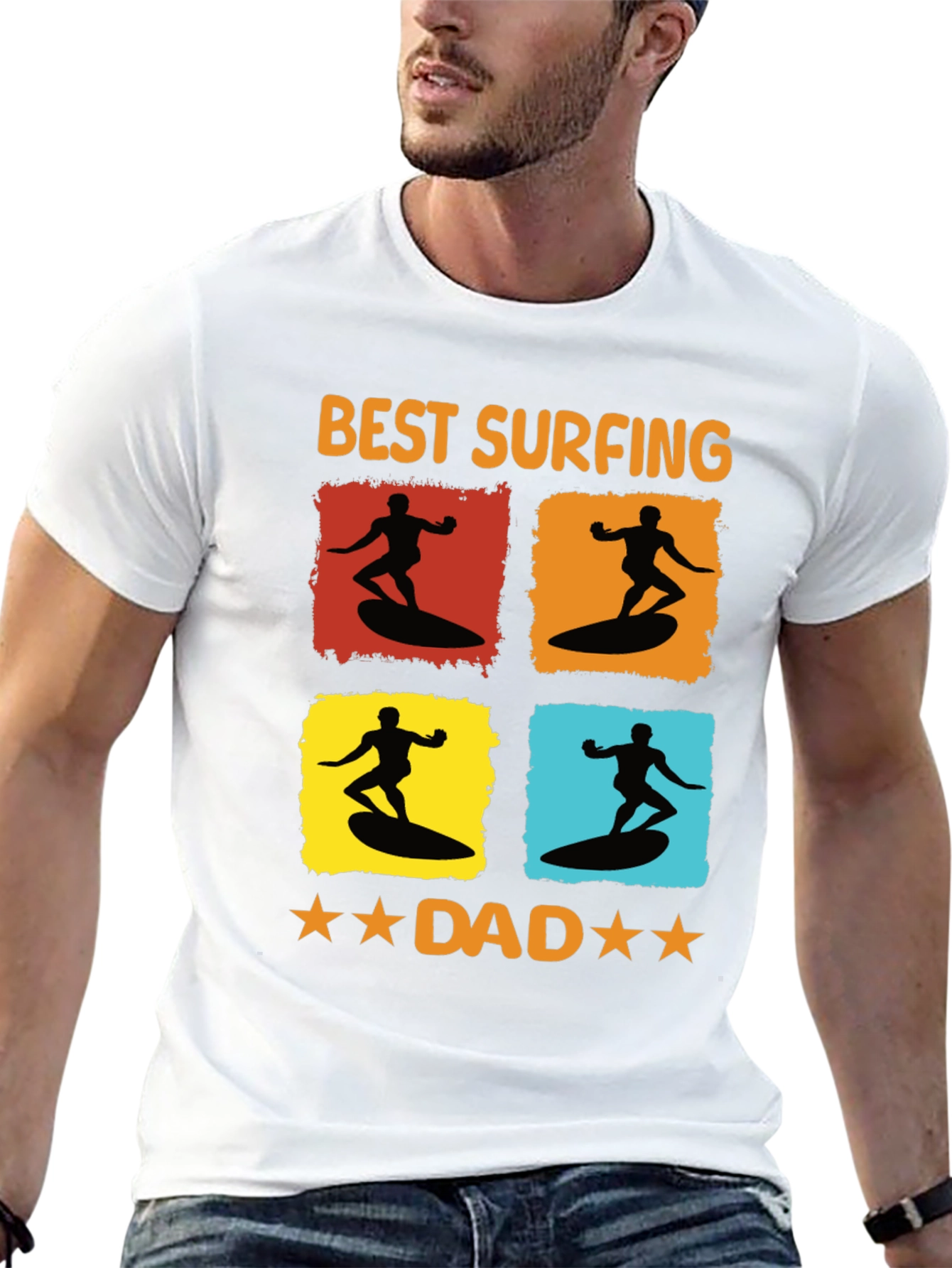 Best Surfing Dad T-Shirt