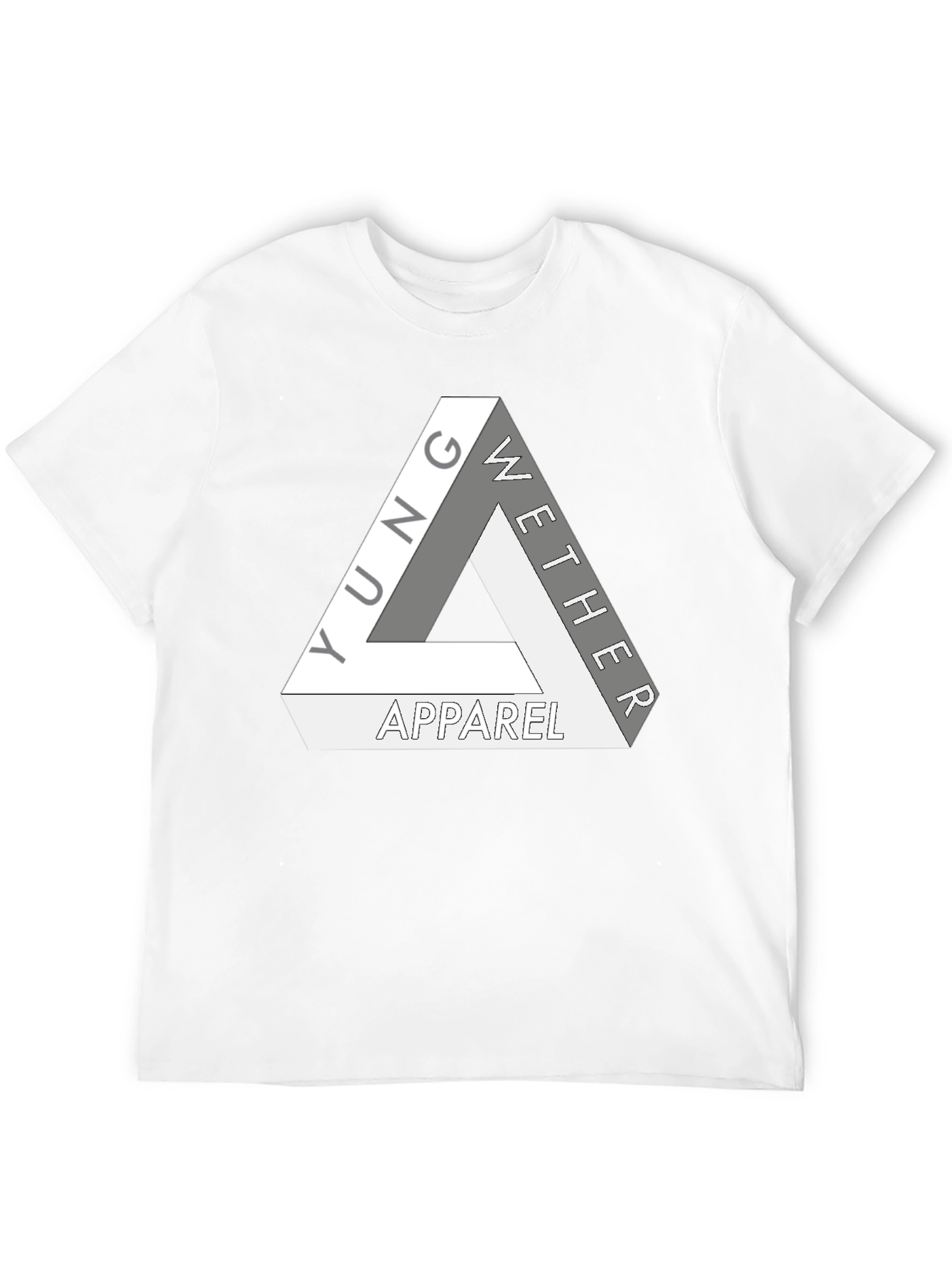 Yung Wether Apparel T-Shirt - Impossible Triangle Design
