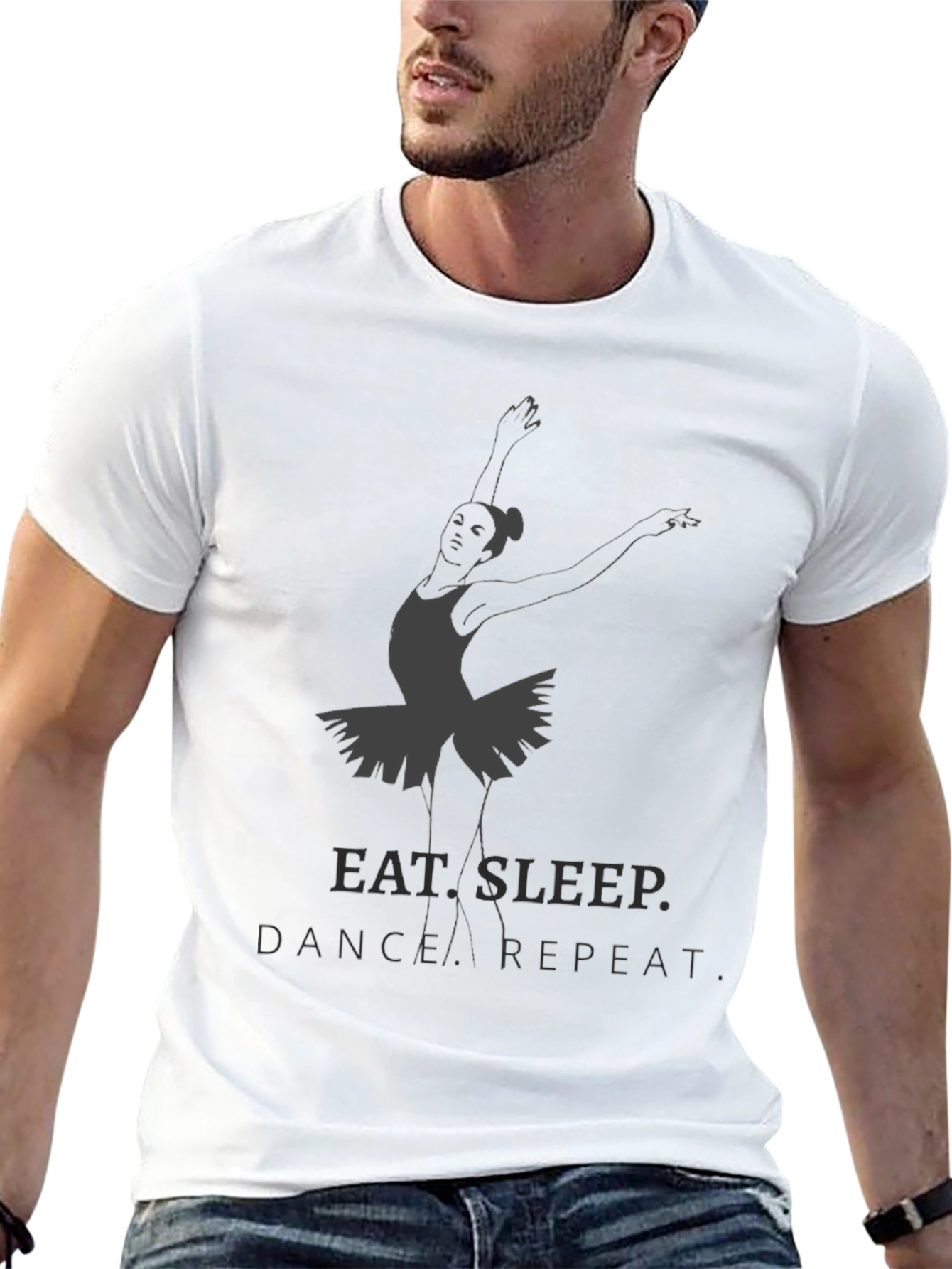 Eat Sleep Dance Repeat Black T-Shirt