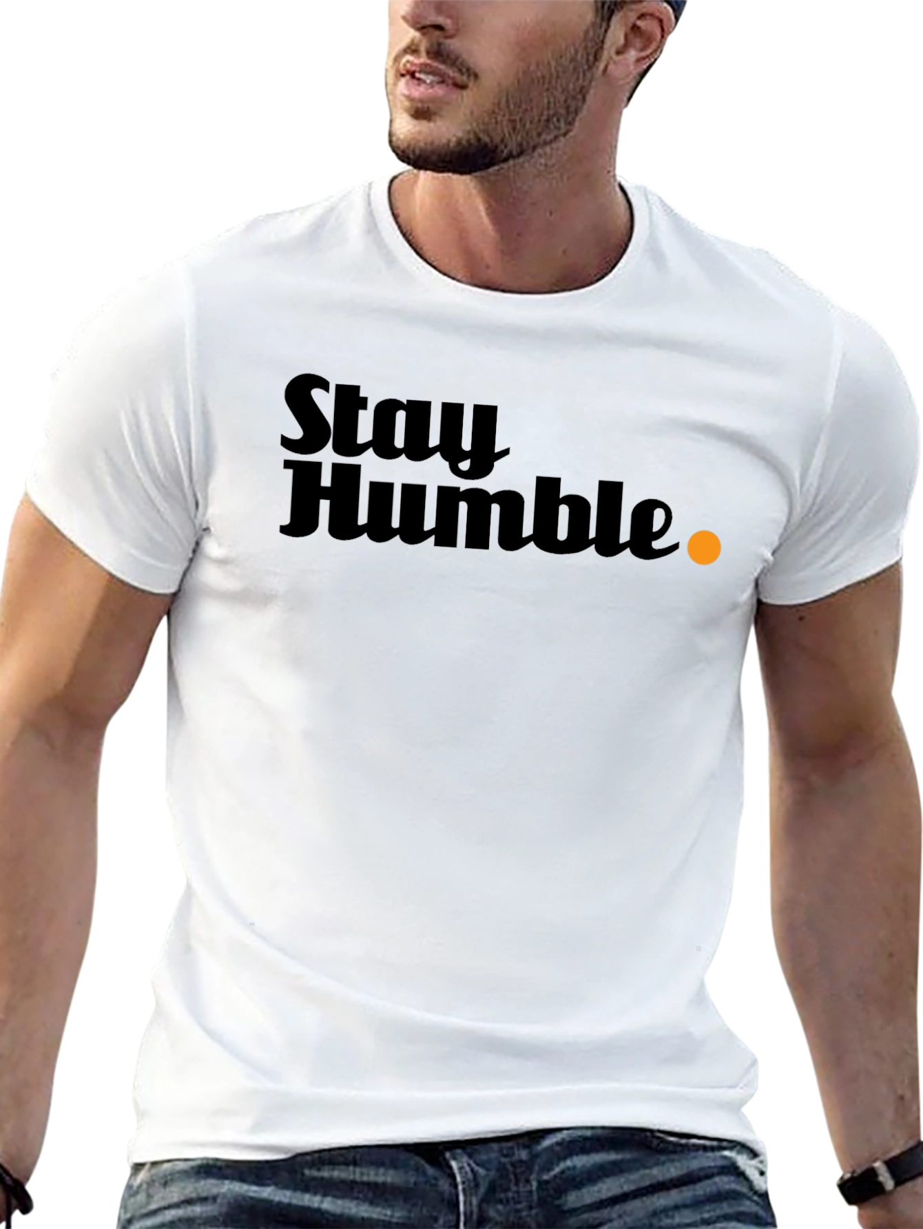 Stay Humble T-Shirt - Black Graphic Tee
