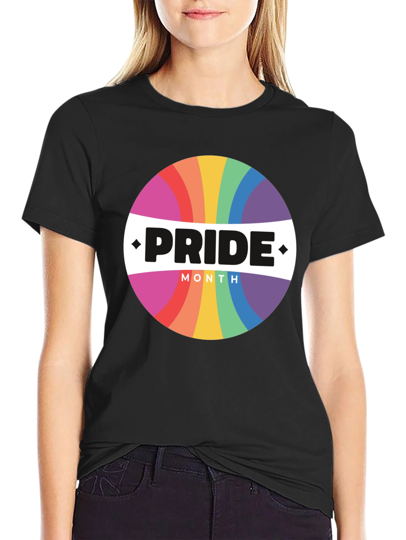 Pride Month T-Shirt - Rainbow Graphic Tee