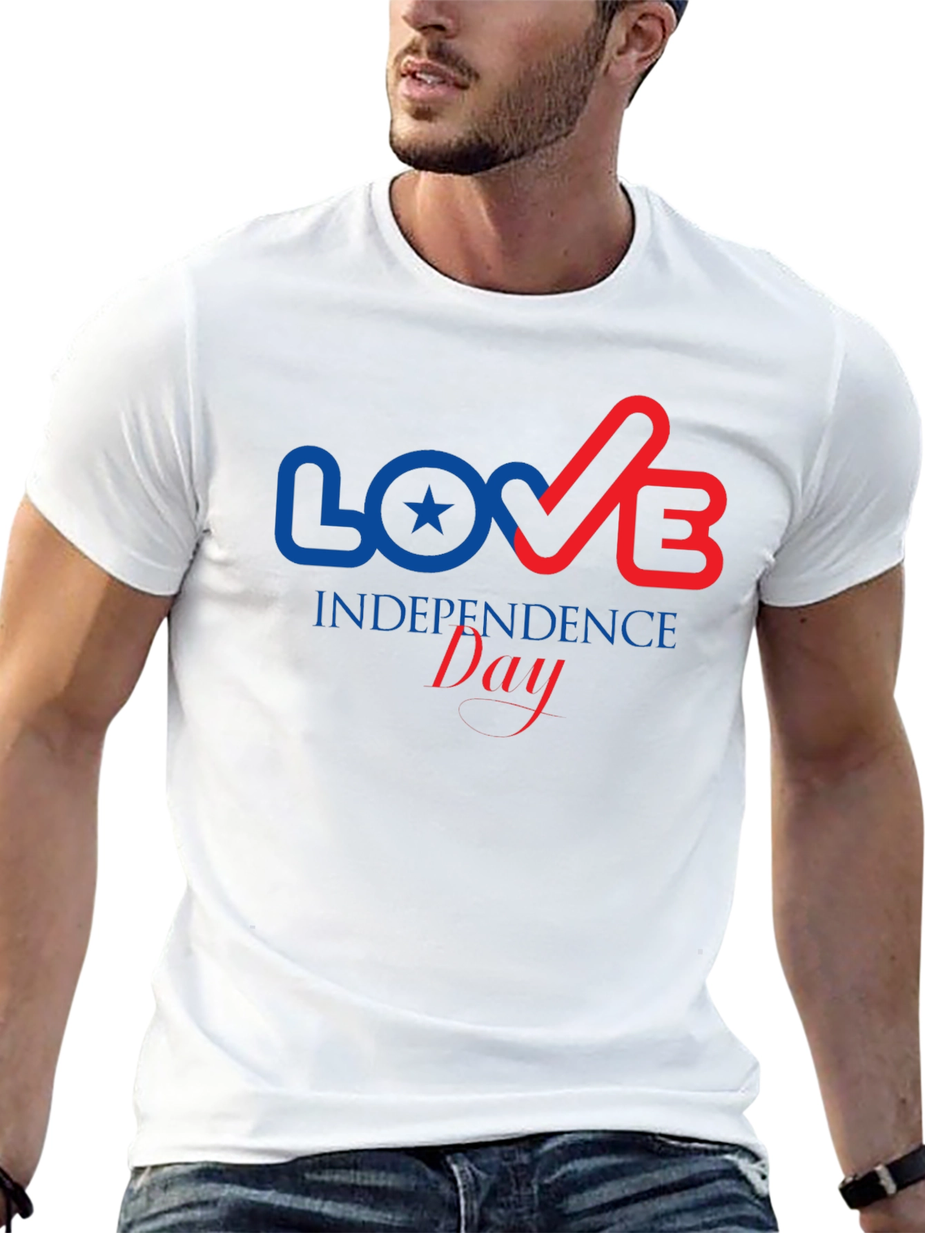 Independence Day Love T-Shirt