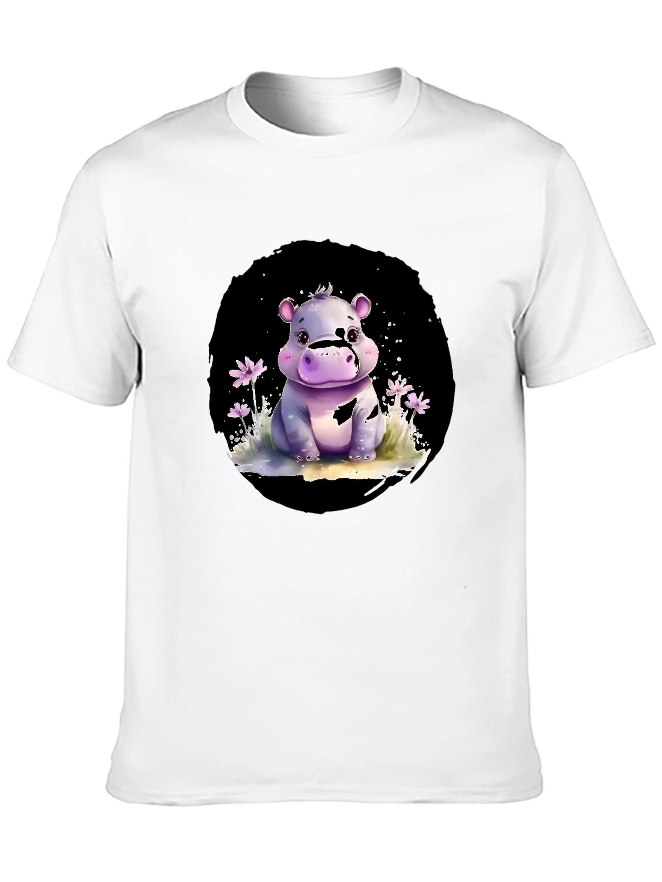 Cute Hippo Graphic Tee