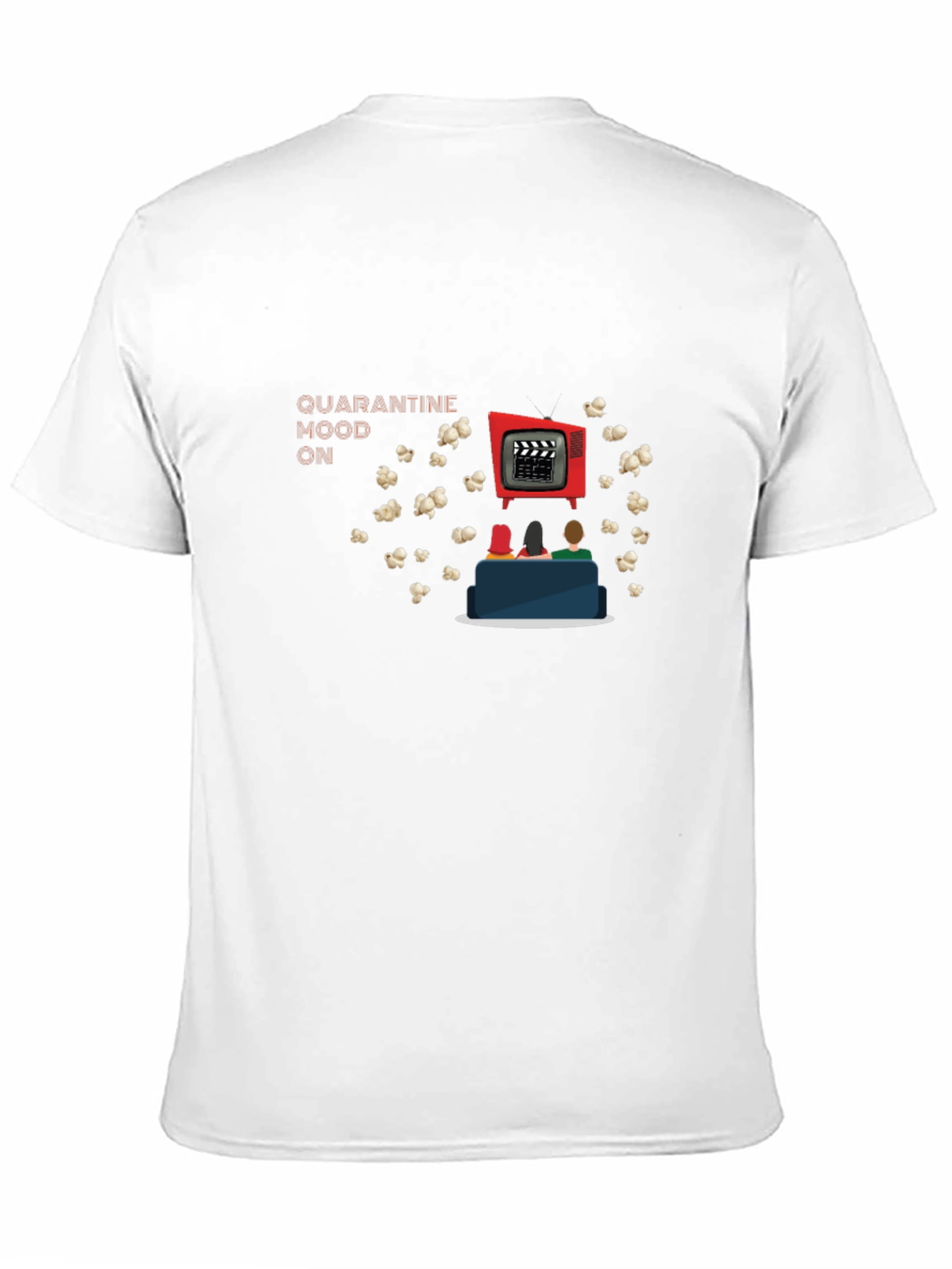 Quarantine Mood On Movie Night T-Shirt