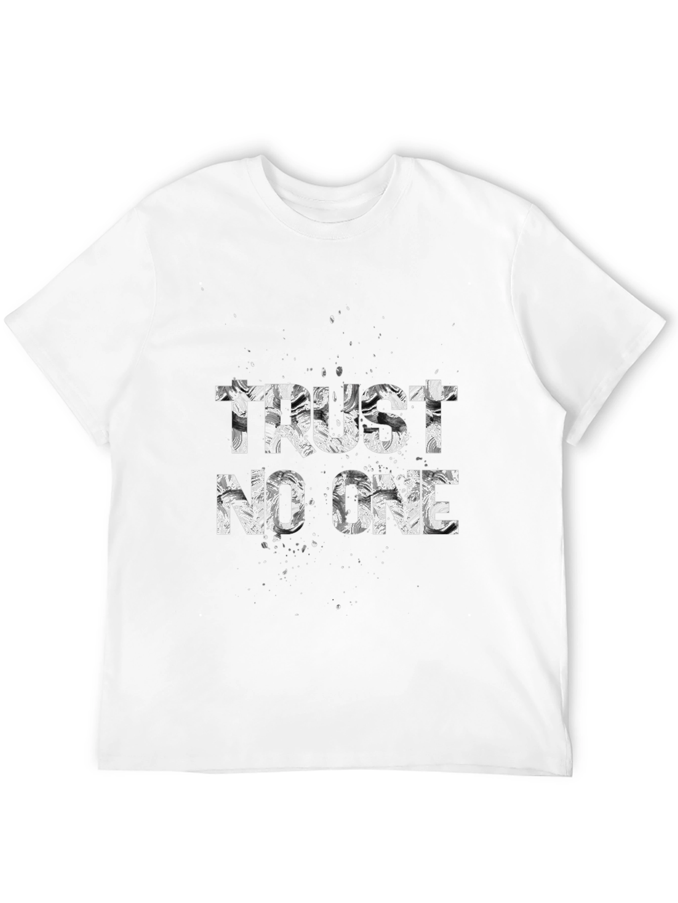 Trust No One Black Graphic Tee