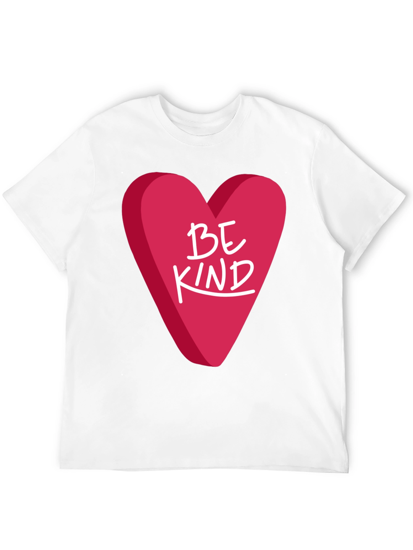 Be Kind Heart Graphic Black T-Shirt