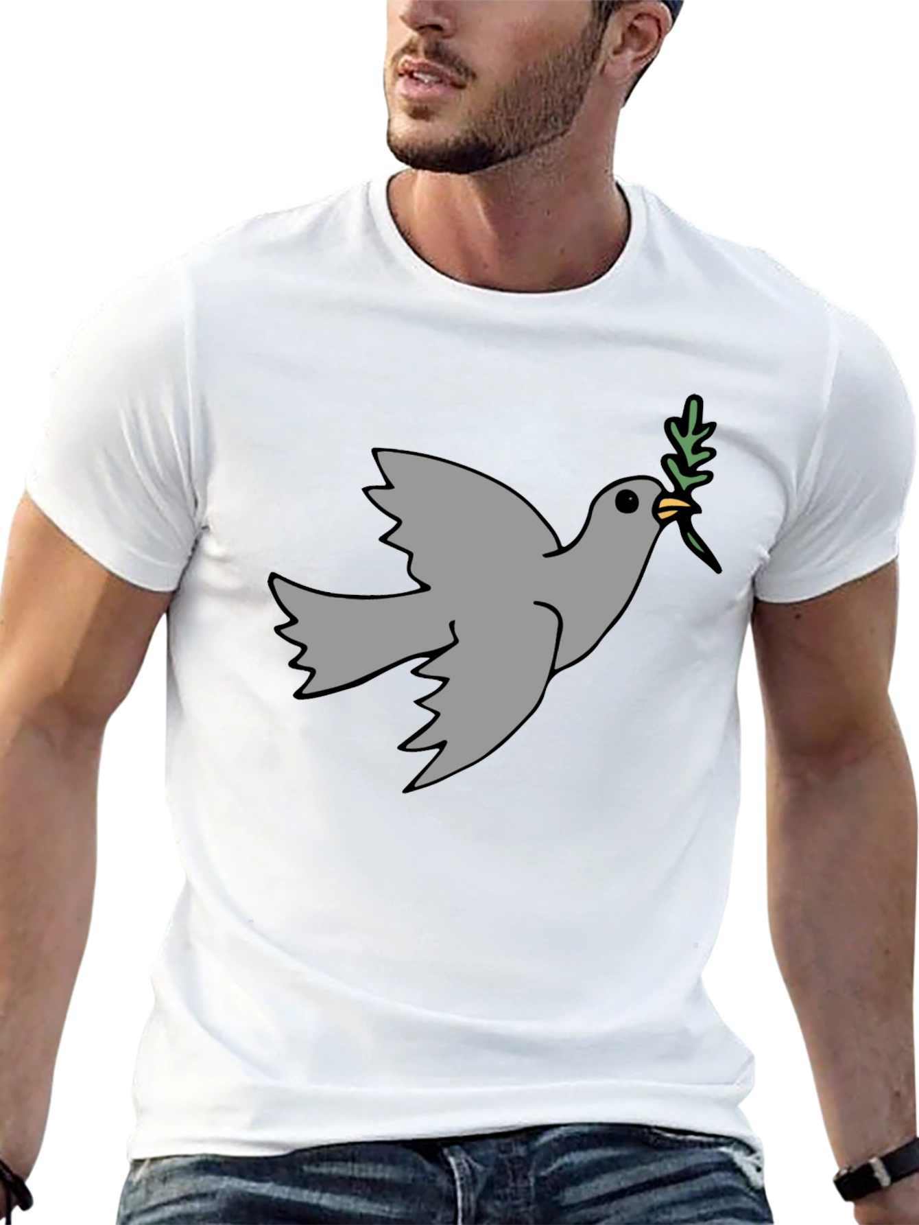 Peace Dove Graphic T-Shirt - Unisex Cotton Tee