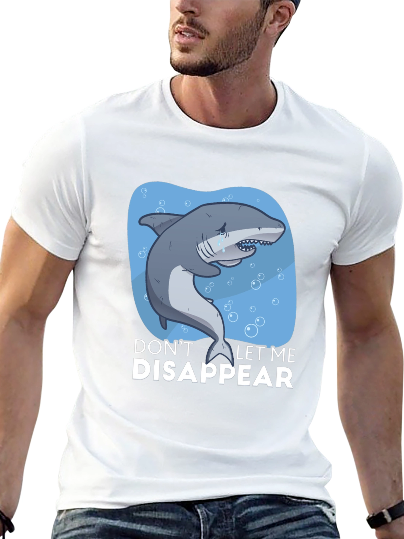Save the Sharks T-Shirt - Dont Let Me Disappear