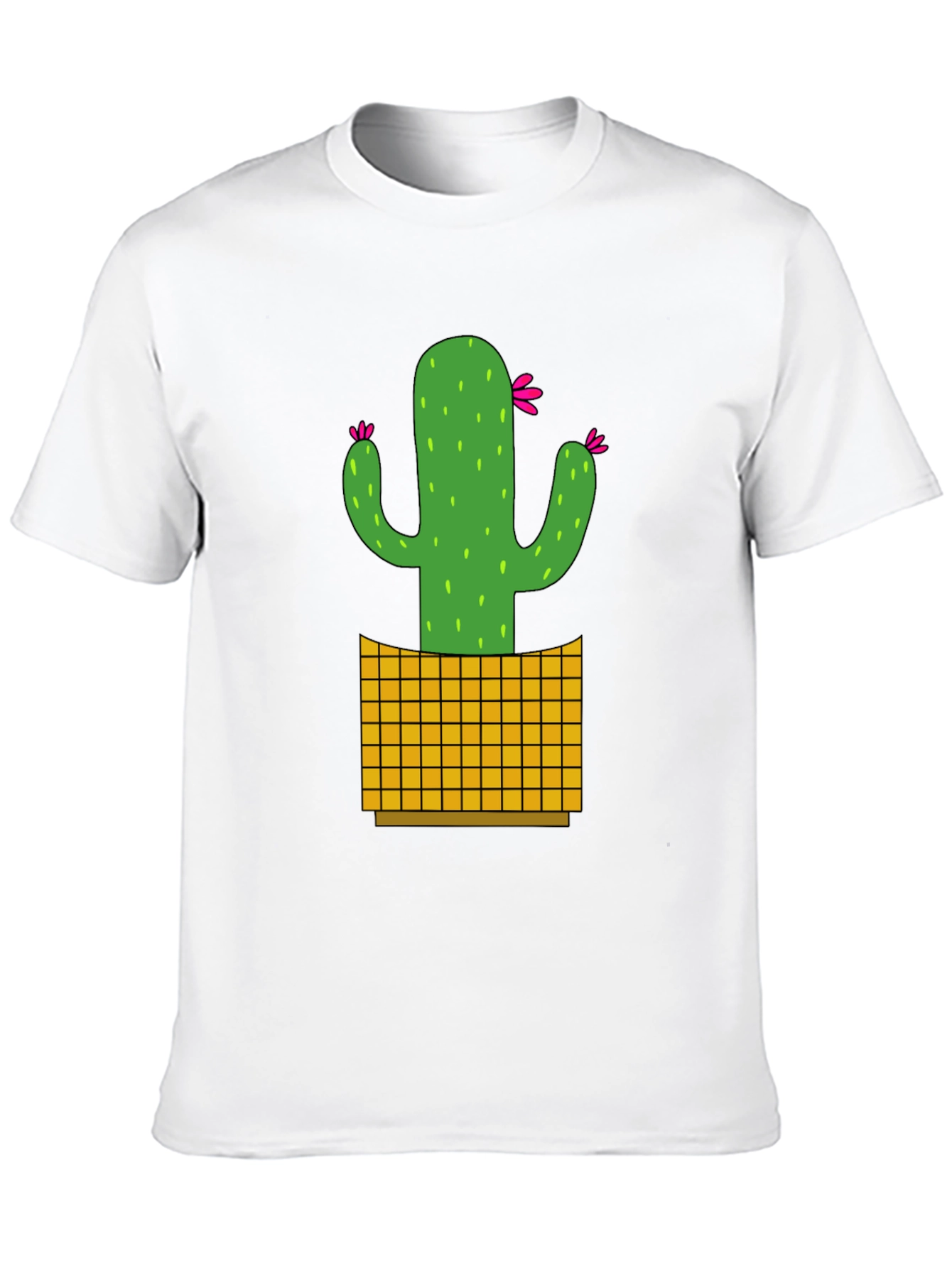 Cactus Graphic Tee - Black Casual Shirt