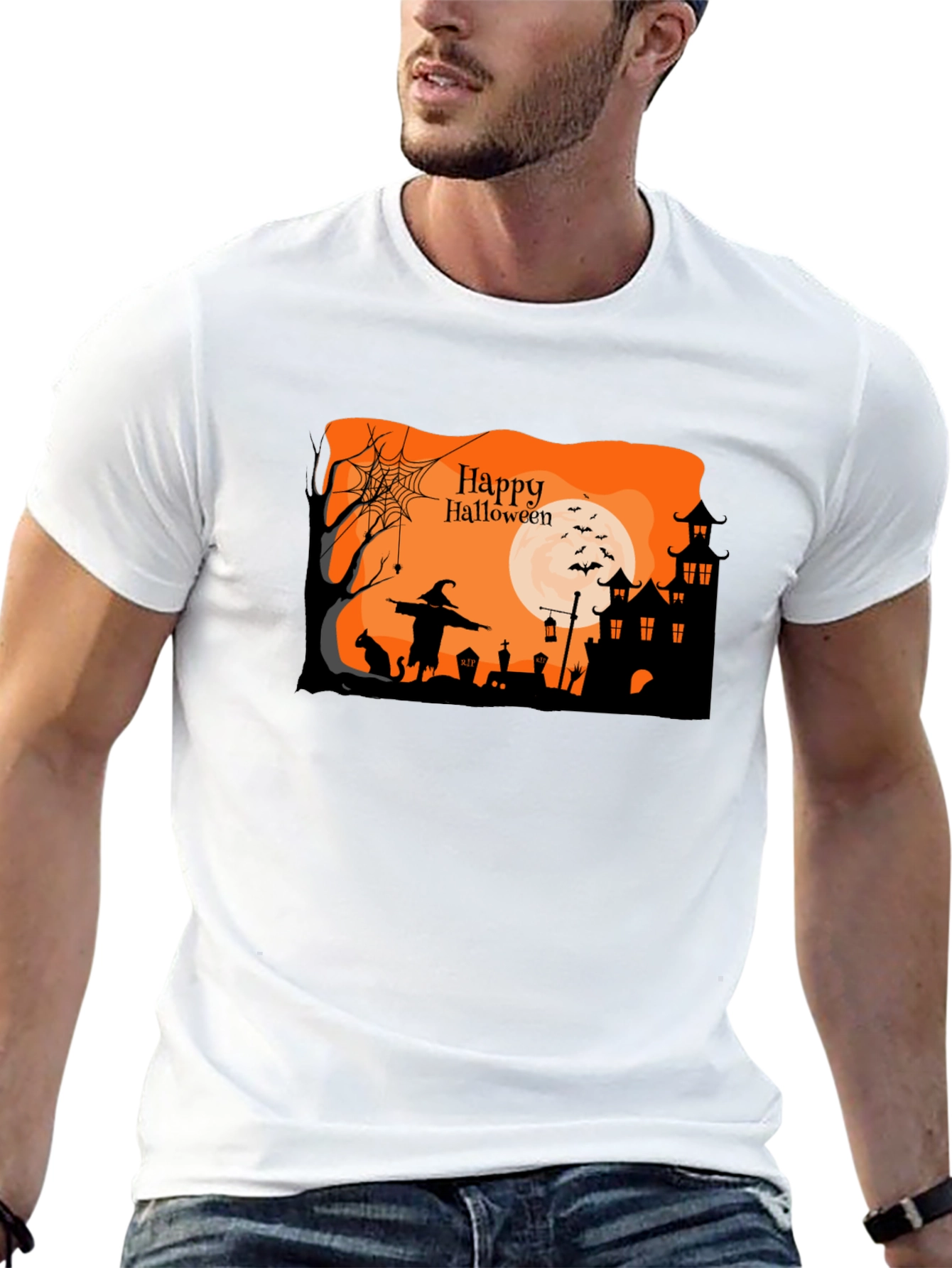 Happy Halloween Graphic T-Shirt