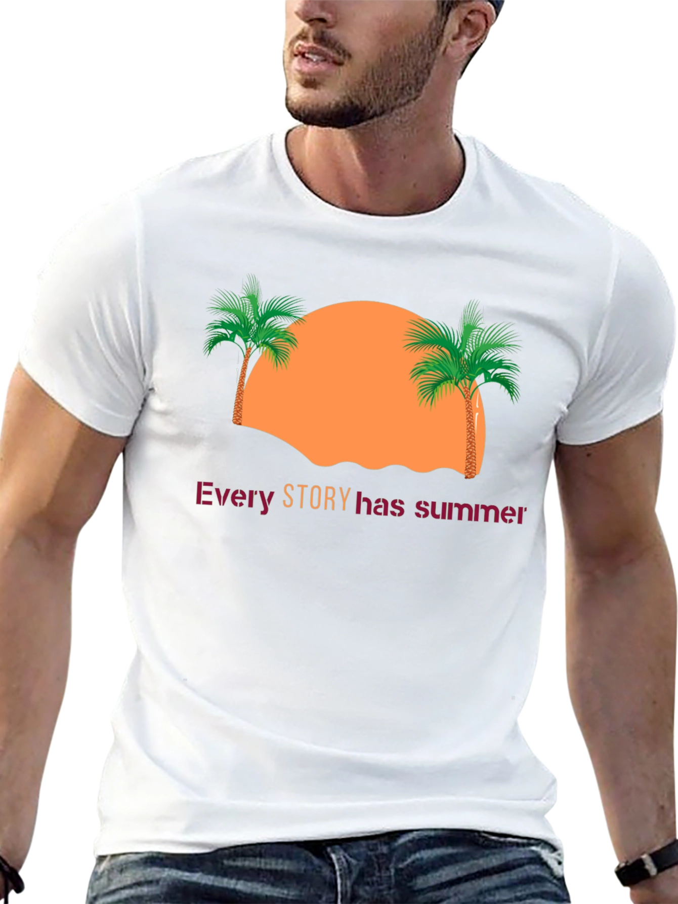 Every Story has Summer Graphic Tee - Black
