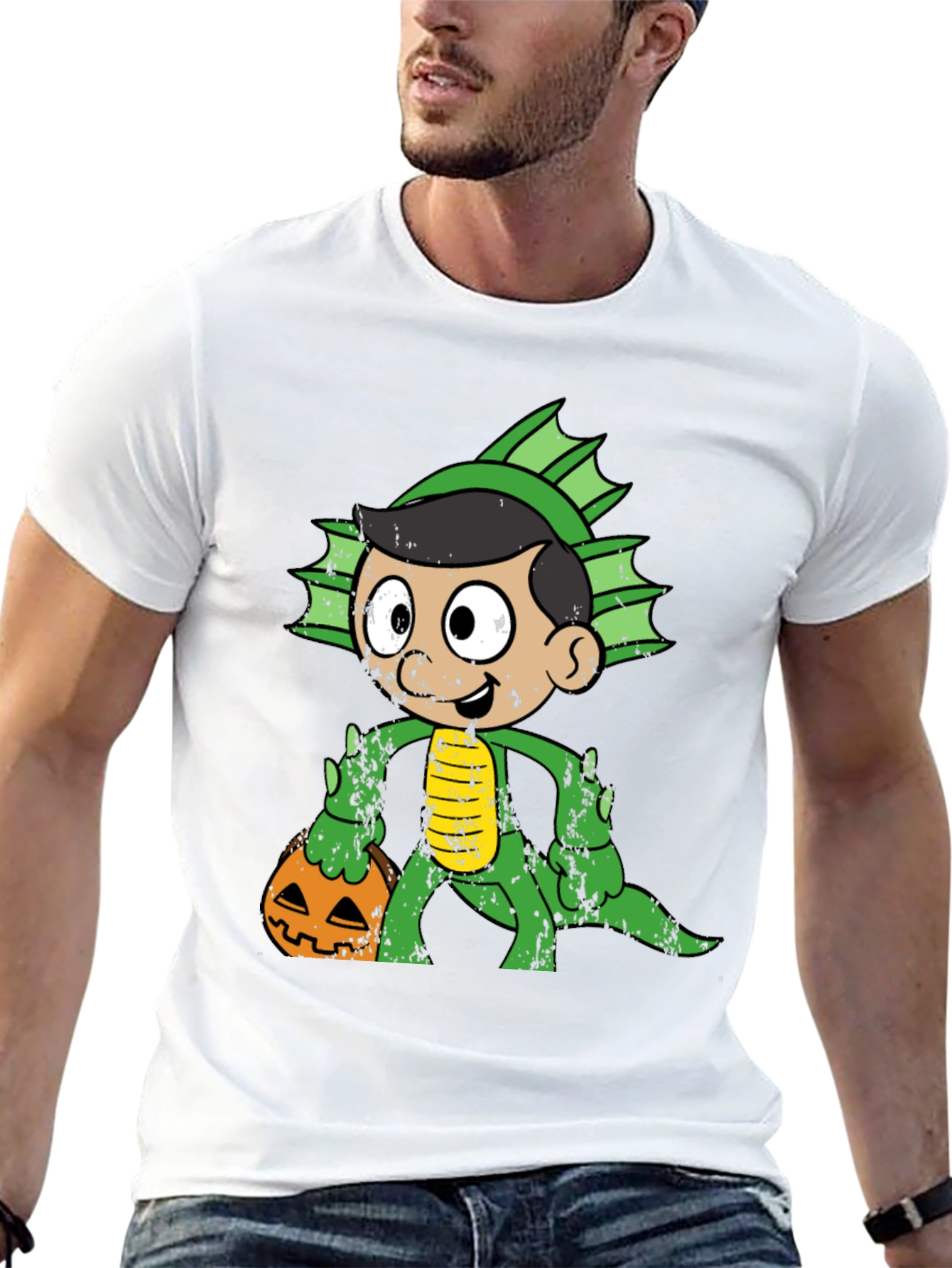 Monster Halloween Kids Black T-Shirt