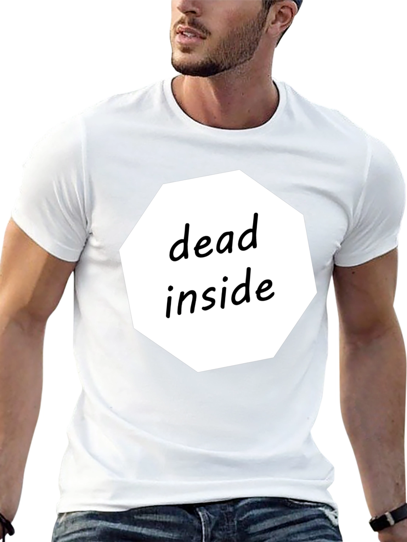 Dead Inside Graphic Tee - Black T-Shirt