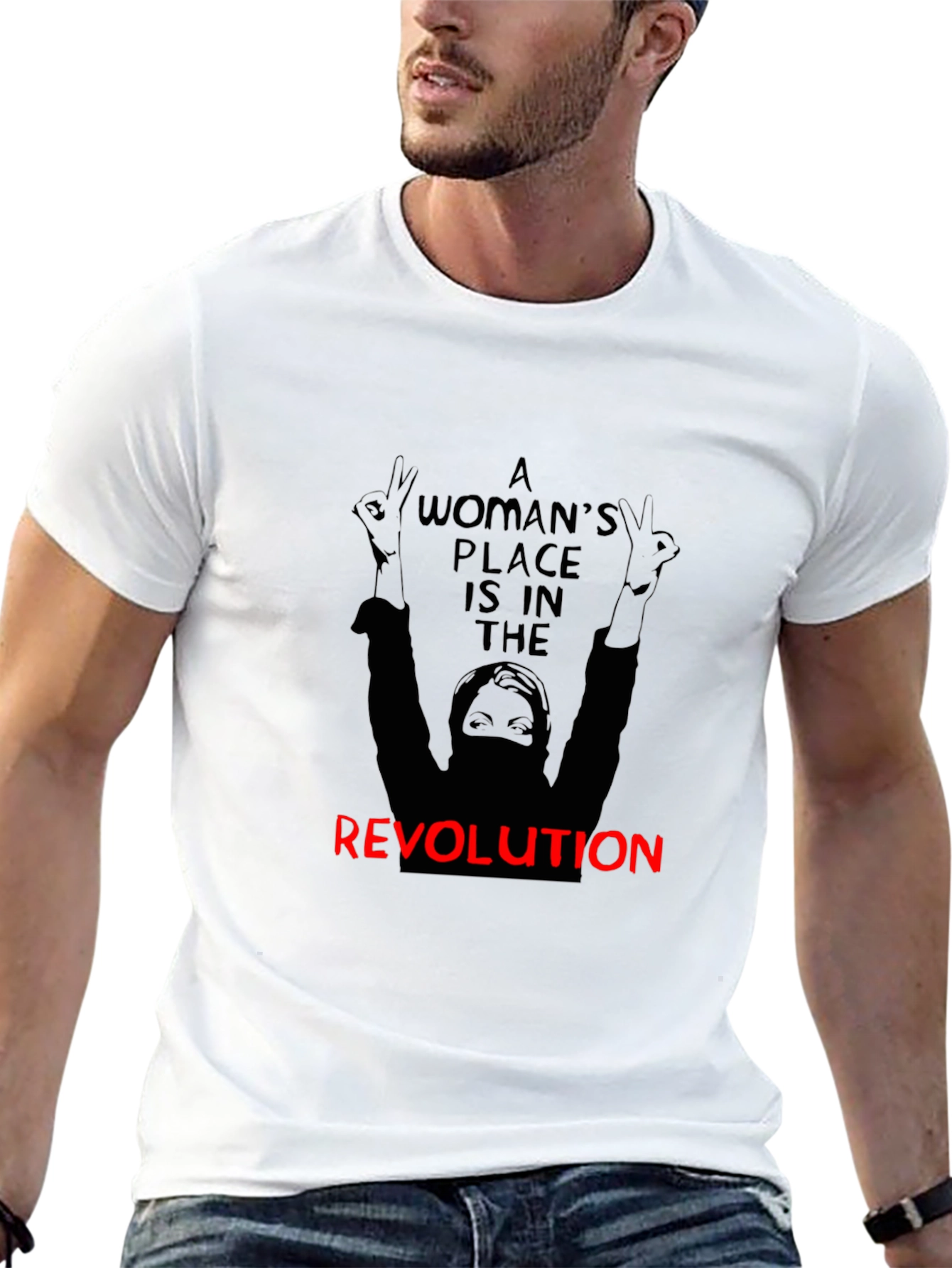 Revolutionary Woman T-Shirt - Empowering Activist Tee