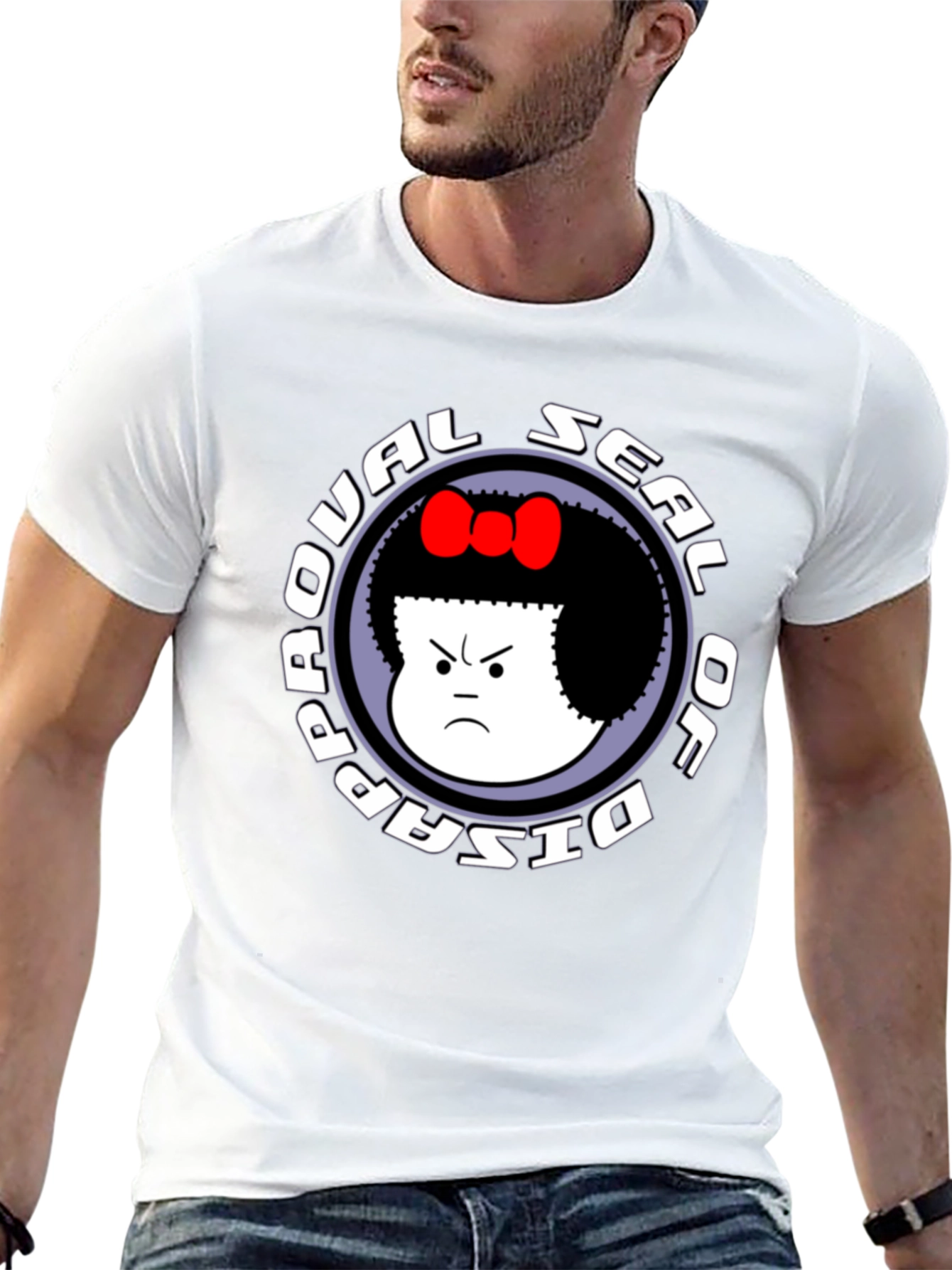 Seal of Disapproval Black T-Shirt