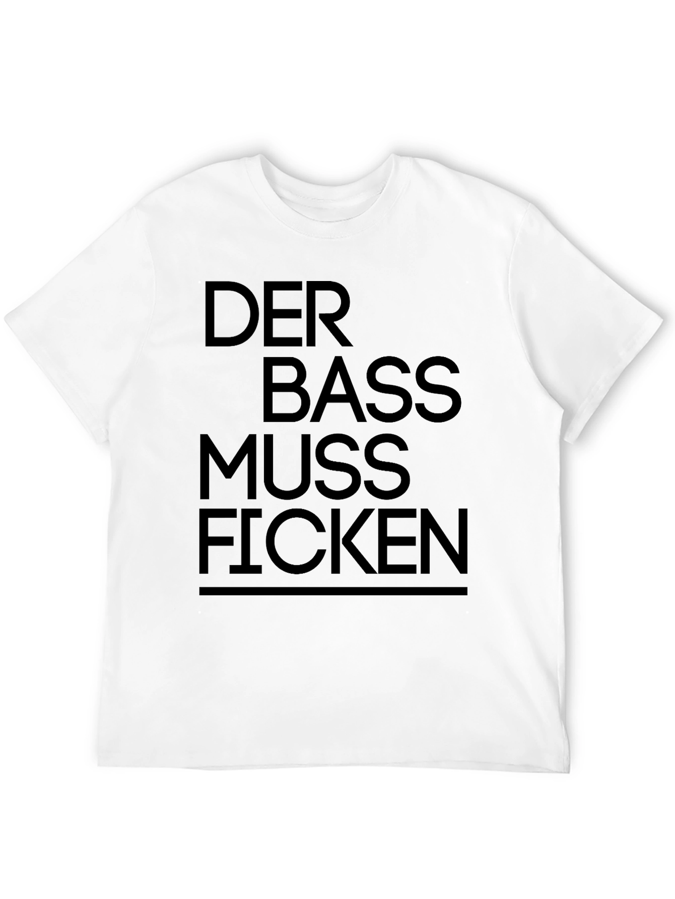 Der Bass Muss Ficken Graphic Tee