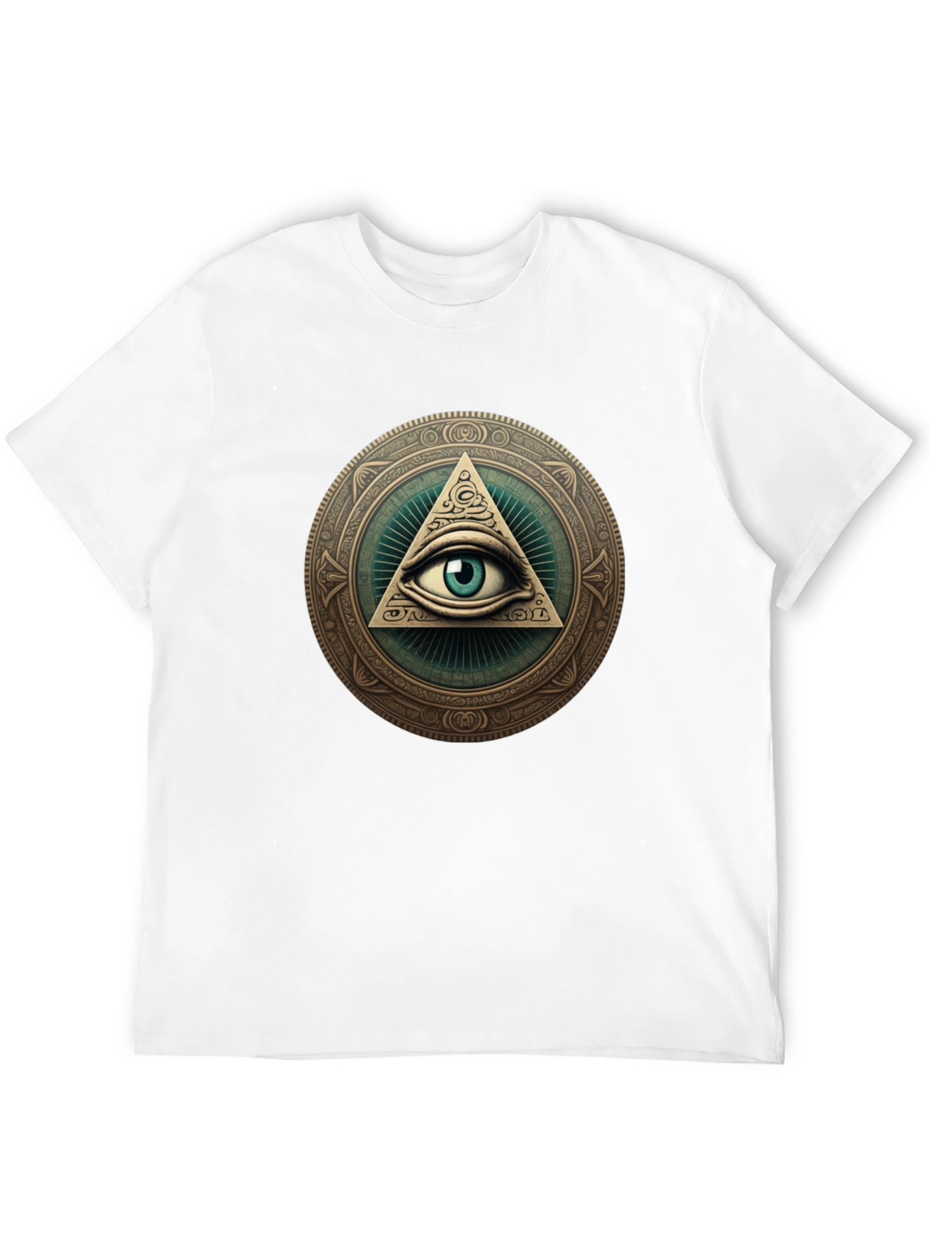 Illuminati Eye Graphic T-Shirt - All Seeing Eye Design
