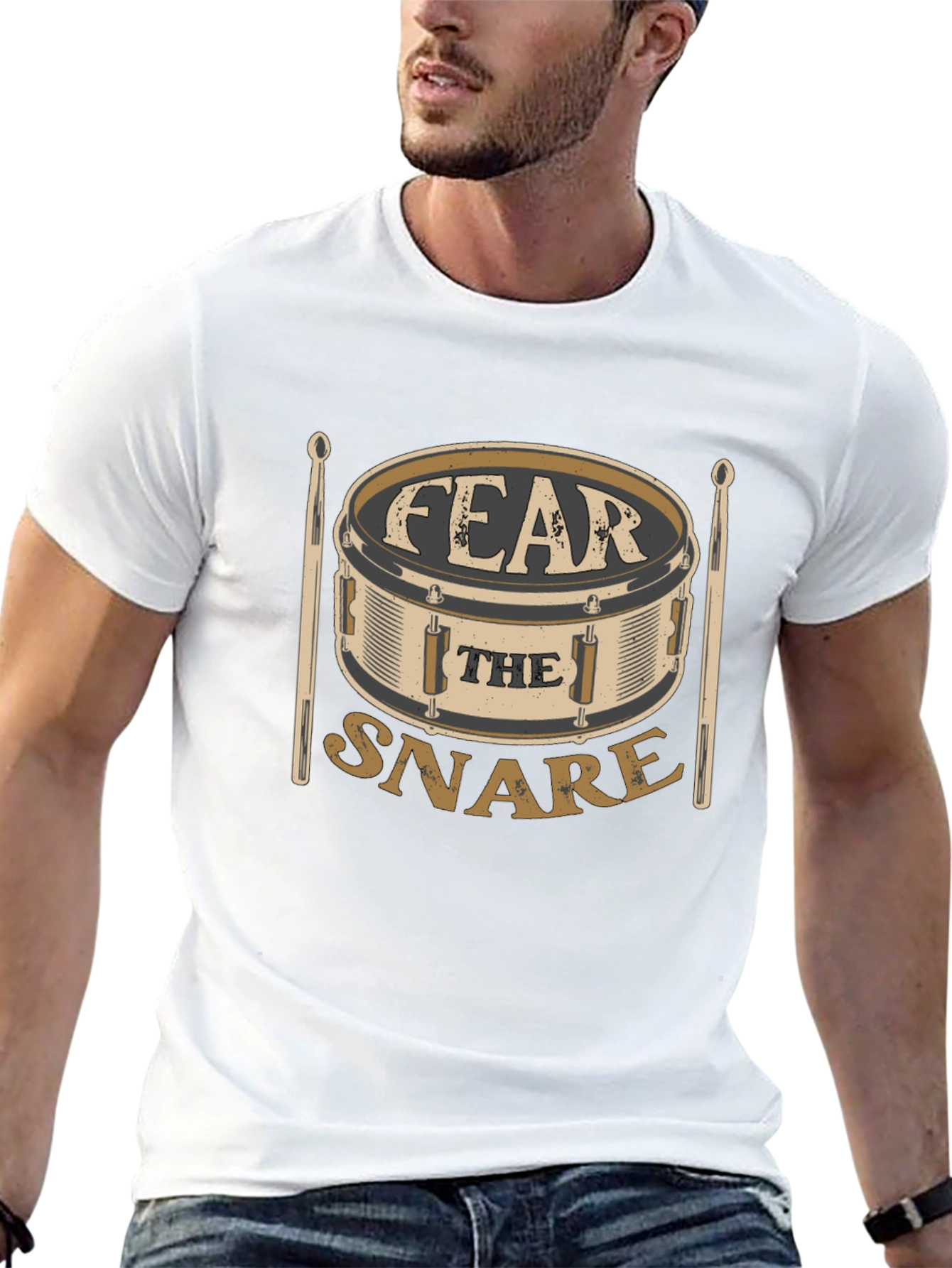 Fear the Snare T-Shirt - Drummer Gift