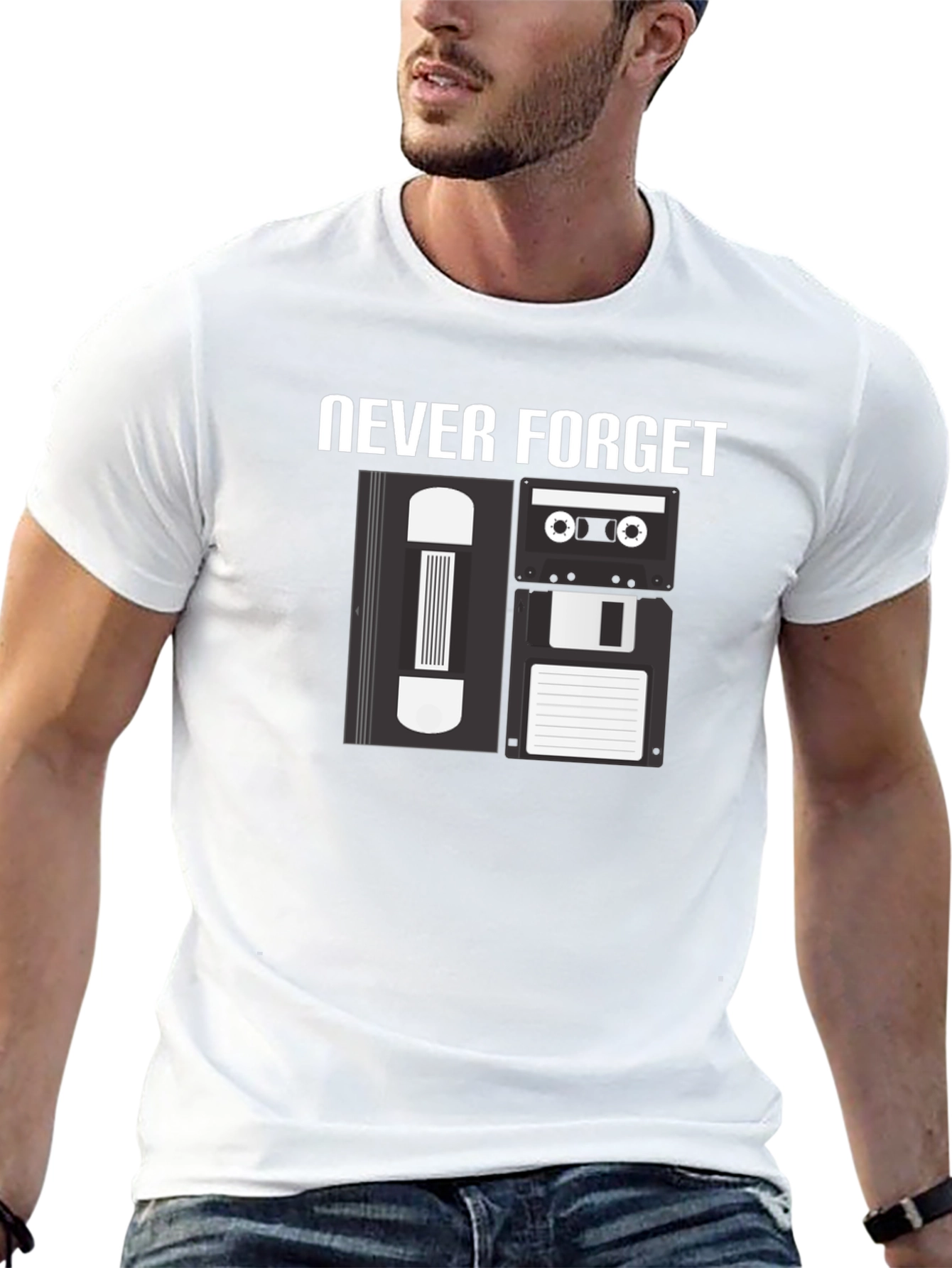 Never Forget T-Shirt - Retro Media