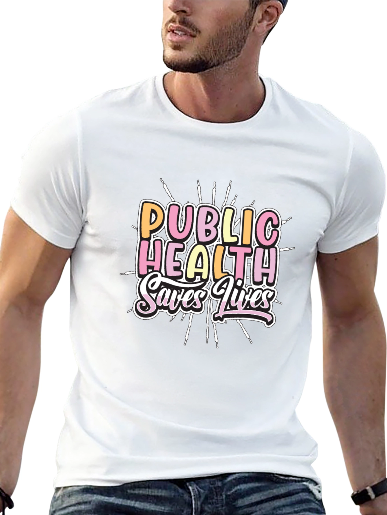 Public Health Saves Lives Graphic Tee