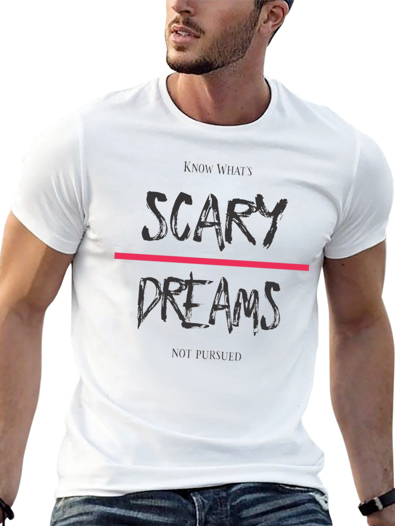 Scary Dreams Graphic T-Shirt - Black