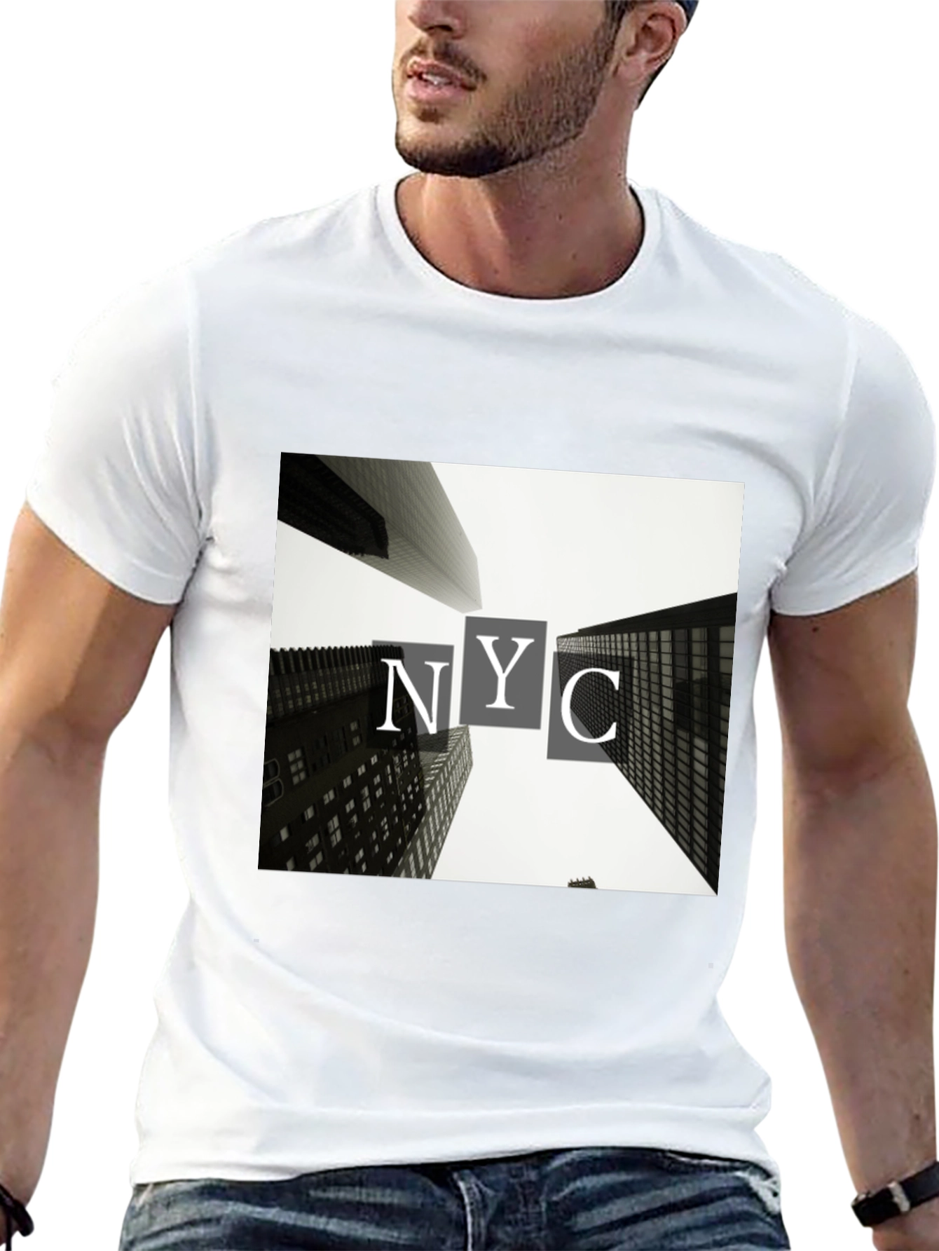 NYC Buildings T-Shirt - Black