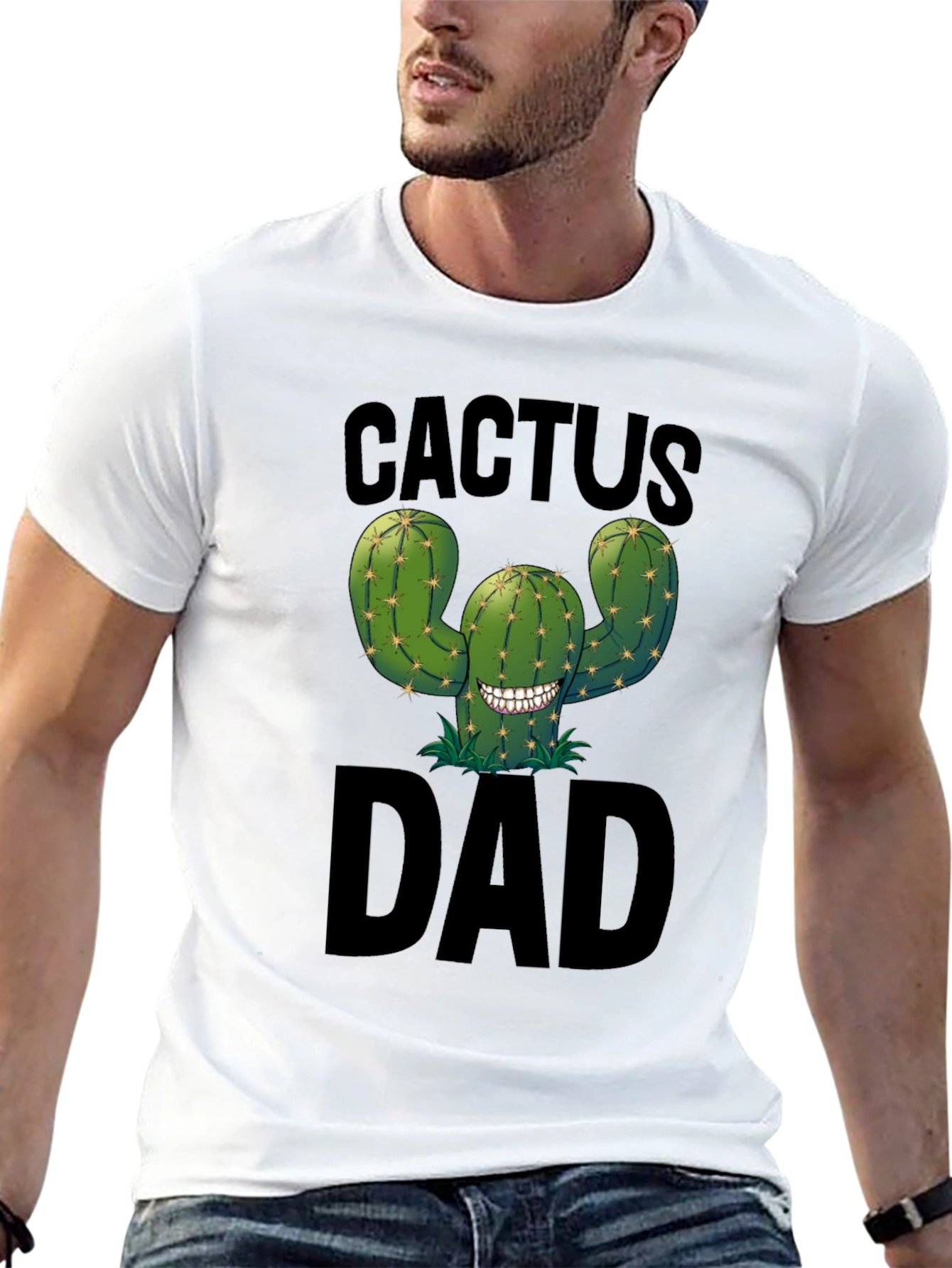 Cactus Dad T-Shirt - Funny Fathers Day Tee