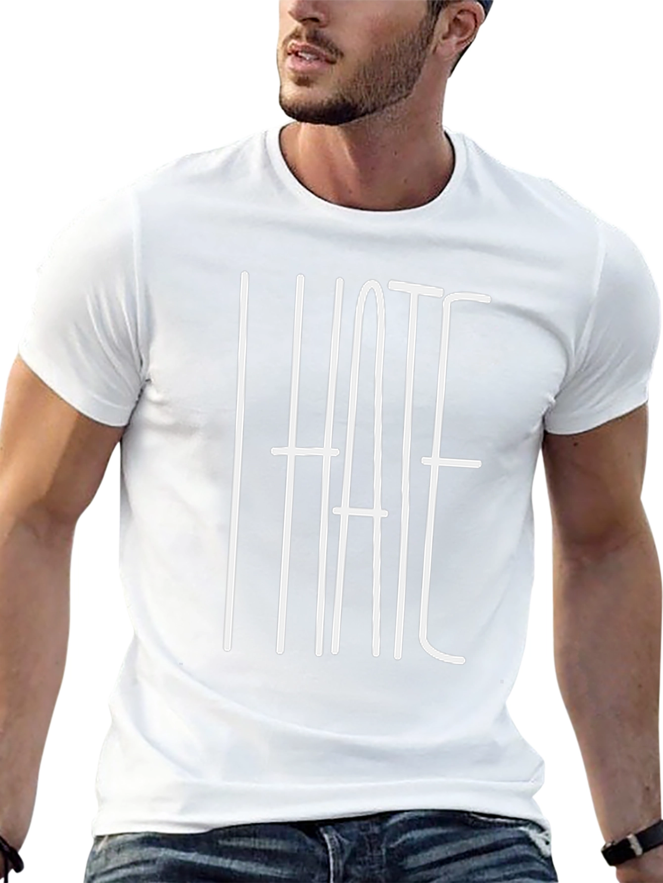 I Hate T-Shirt - Bold Statement Tee