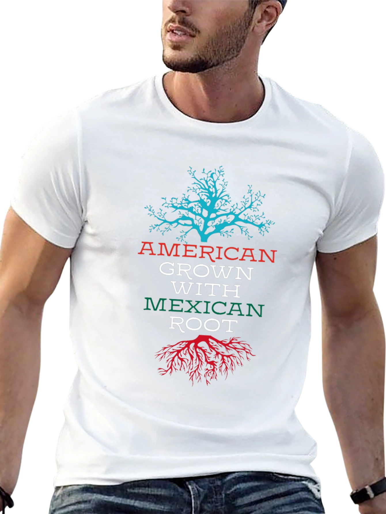 American Grown with Mexican Roots Tee