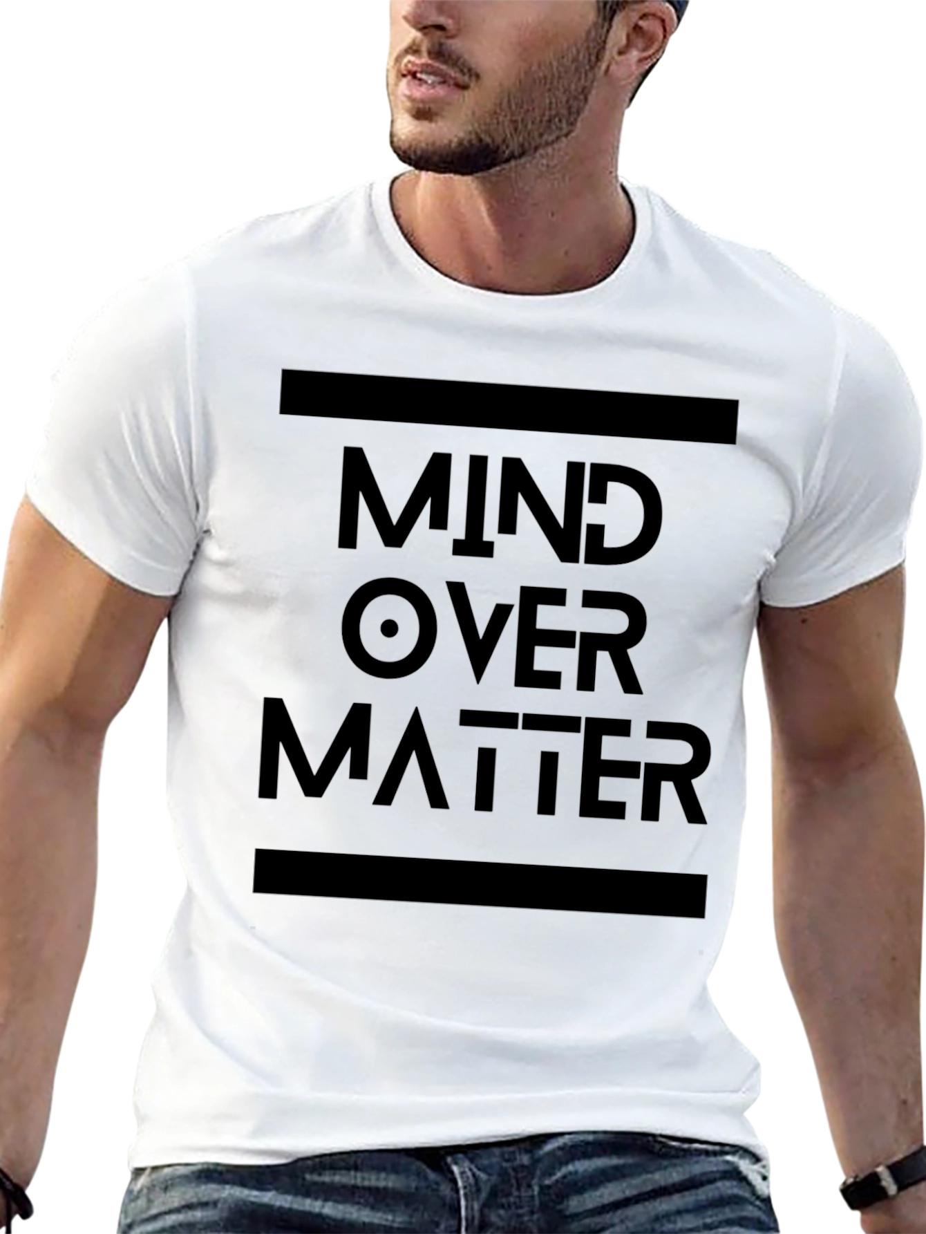 Mind Over Matter Black Graphic Tee