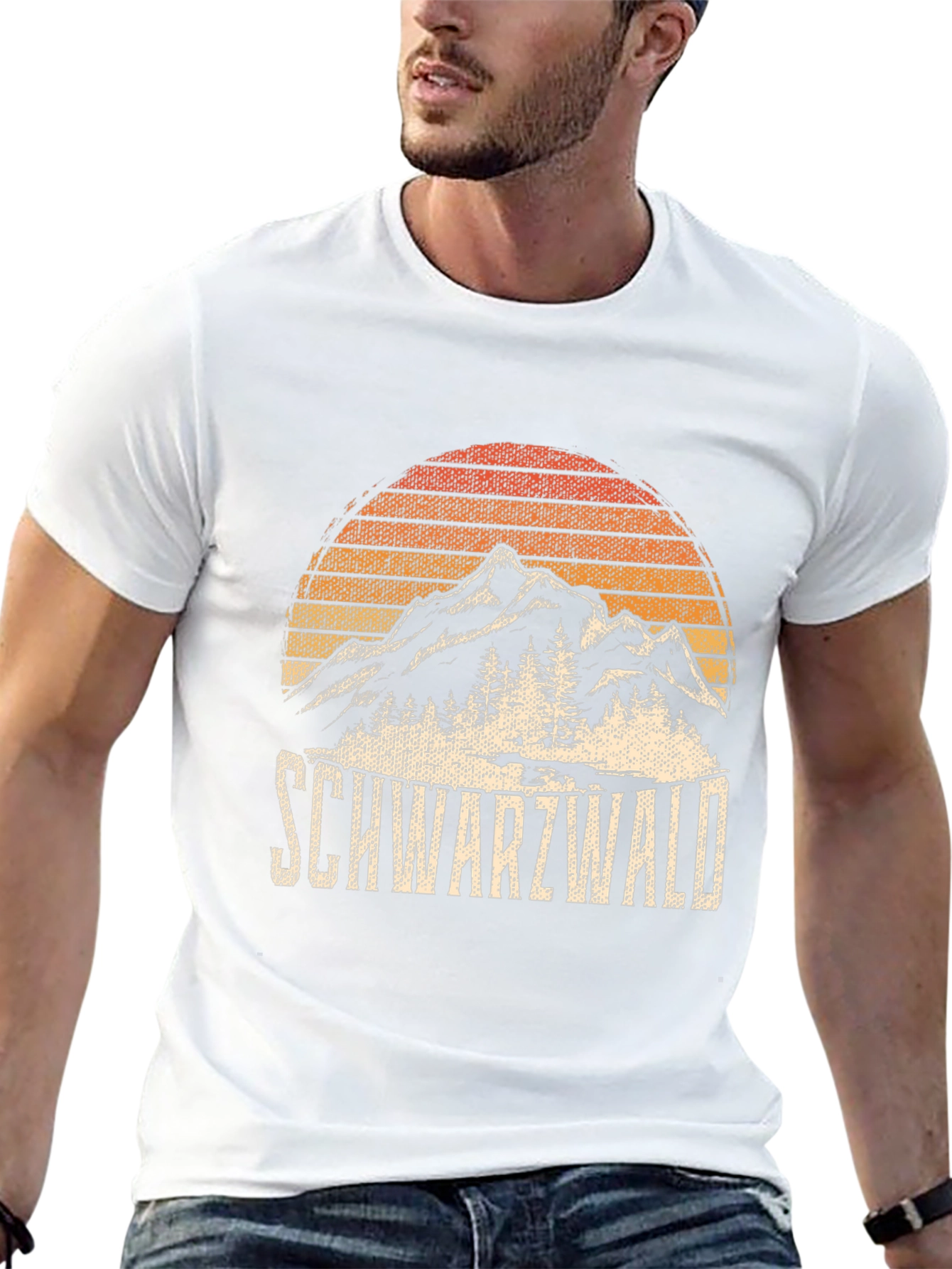 Schwarzwald Mountain Graphic Tee - Black
