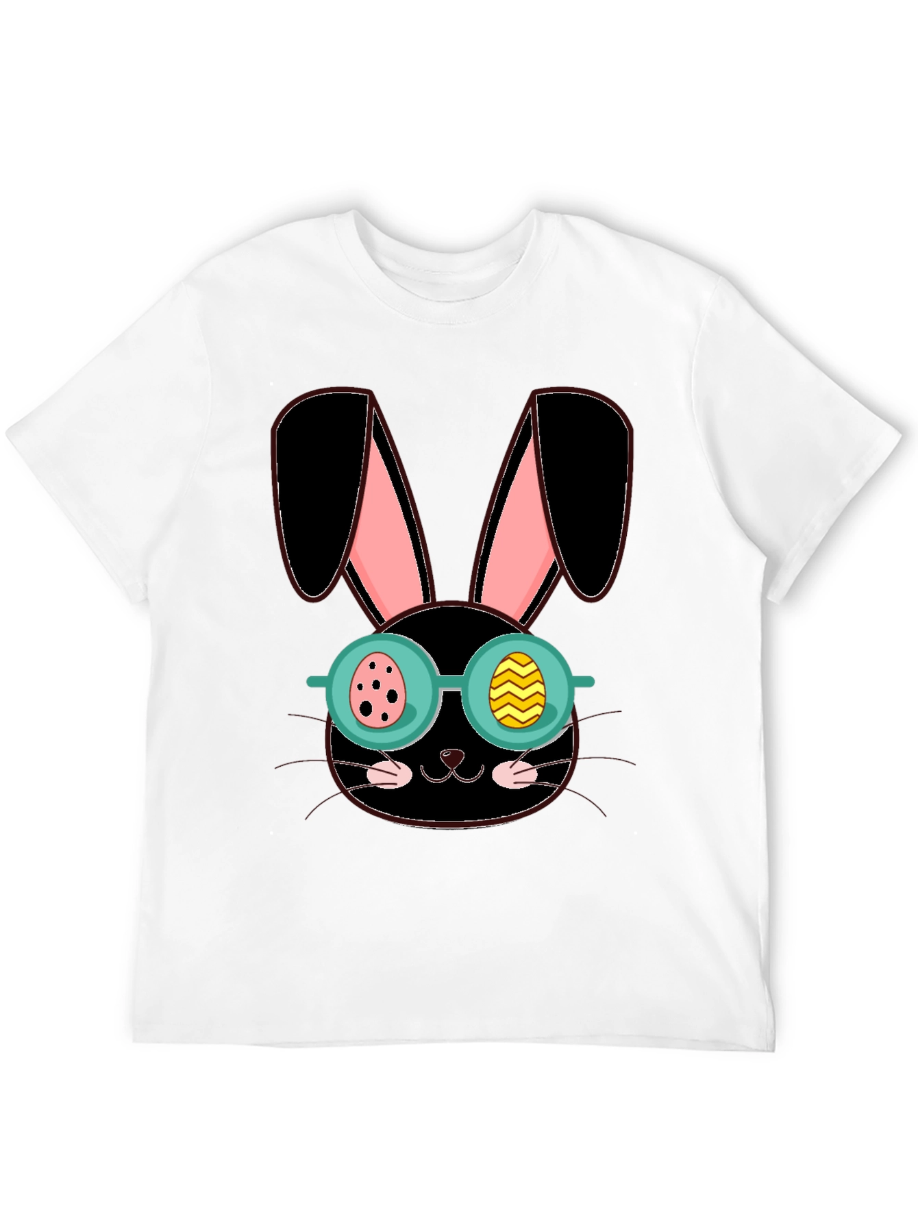 Easter Bunny T-Shirt with Egg Glasses