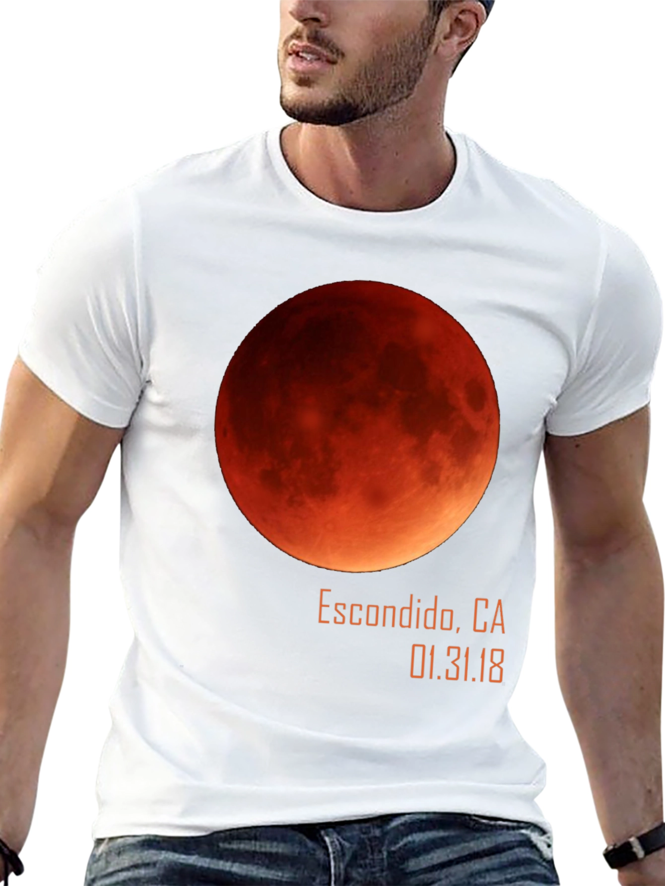 Blood Moon Lunar Eclipse Escondido CA T-Shirt