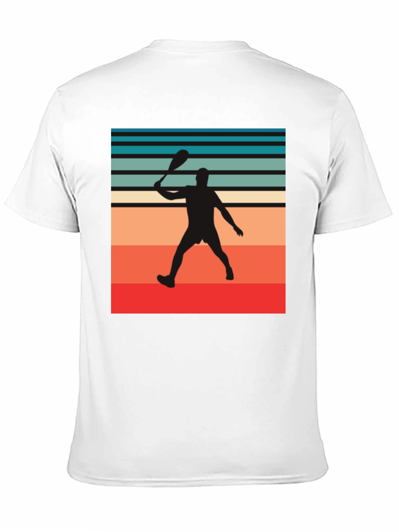 Retro Paddleball Player T-Shirt