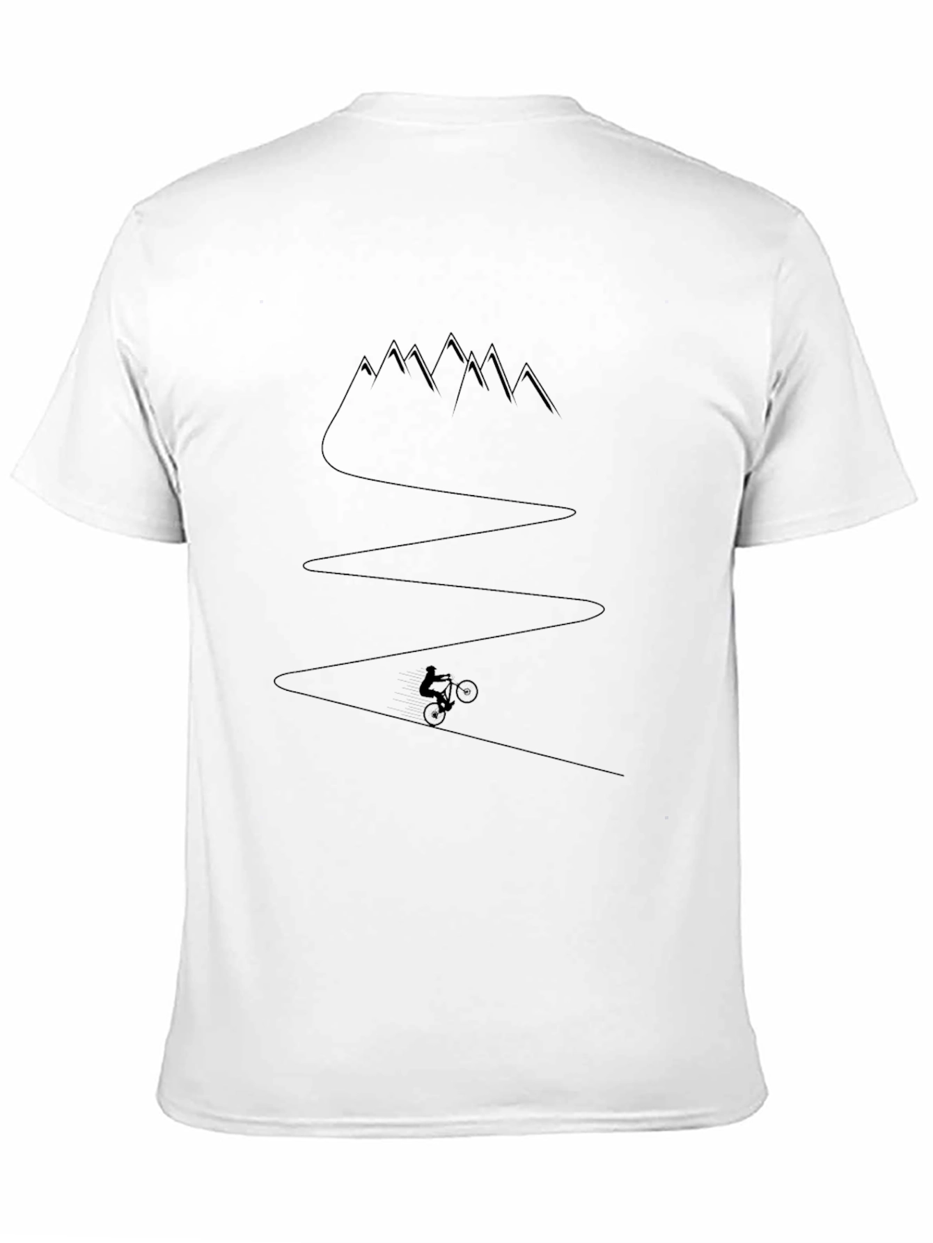 Mountain Biking T-Shirt - Black - Outdoor Adventure