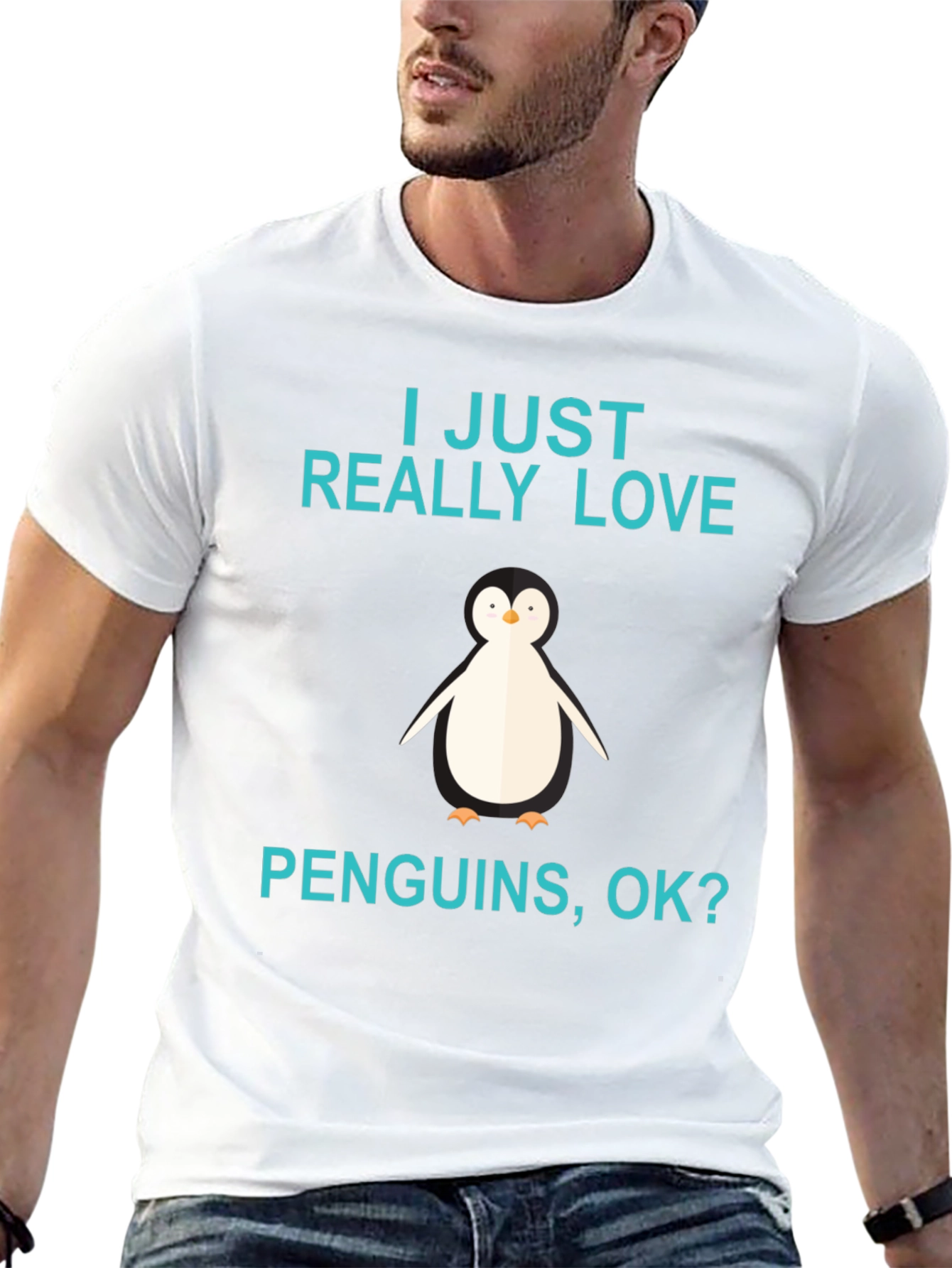 Penguin Lover Black T-Shirt