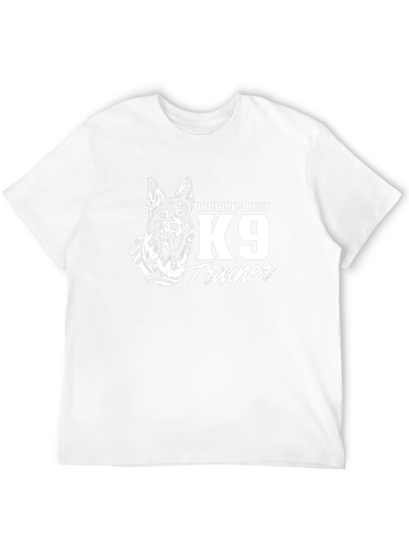 Worlds Best K9 Trainer Black T-Shirt