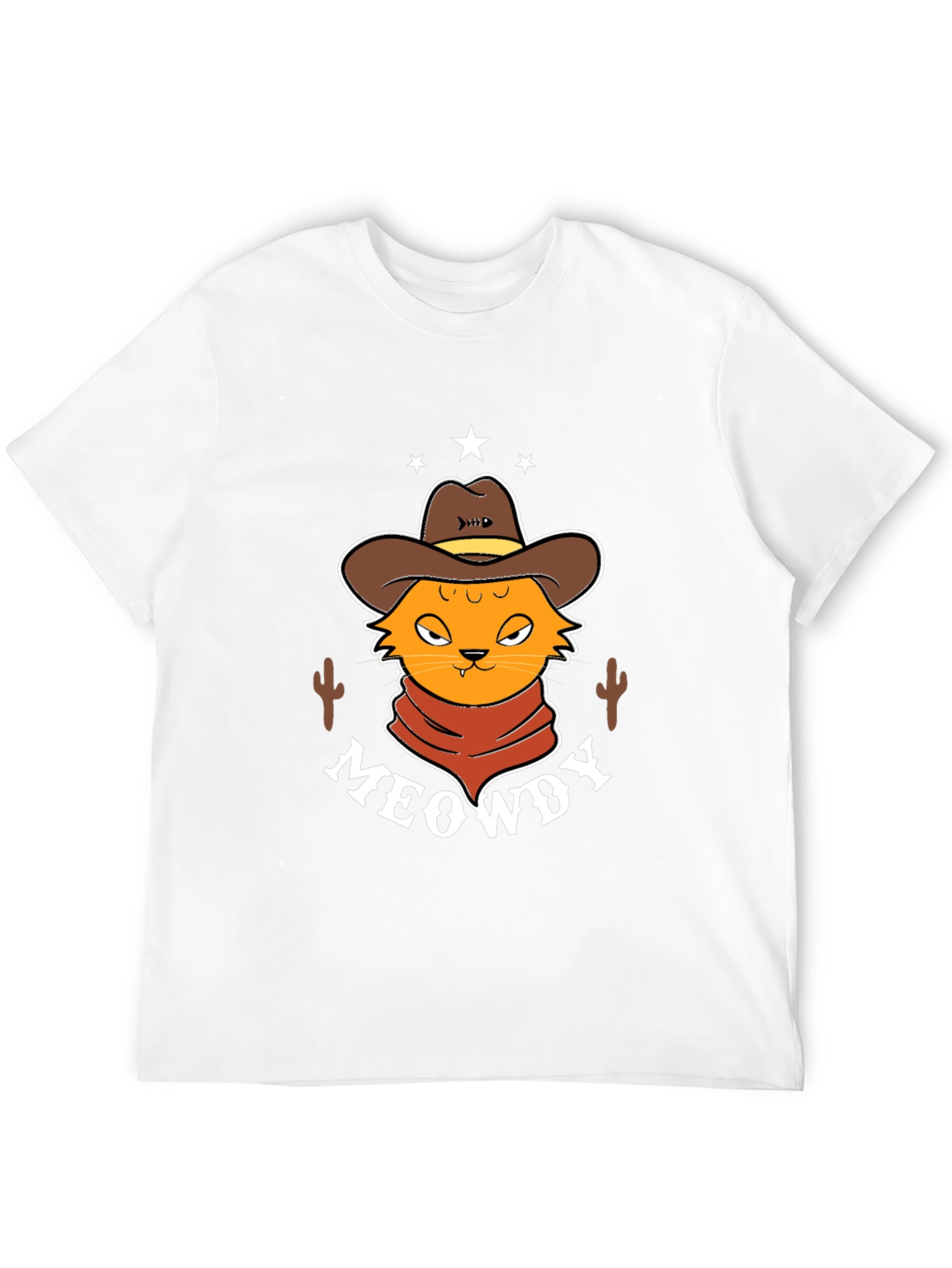 Meowdy Cat Cowboy T-Shirt