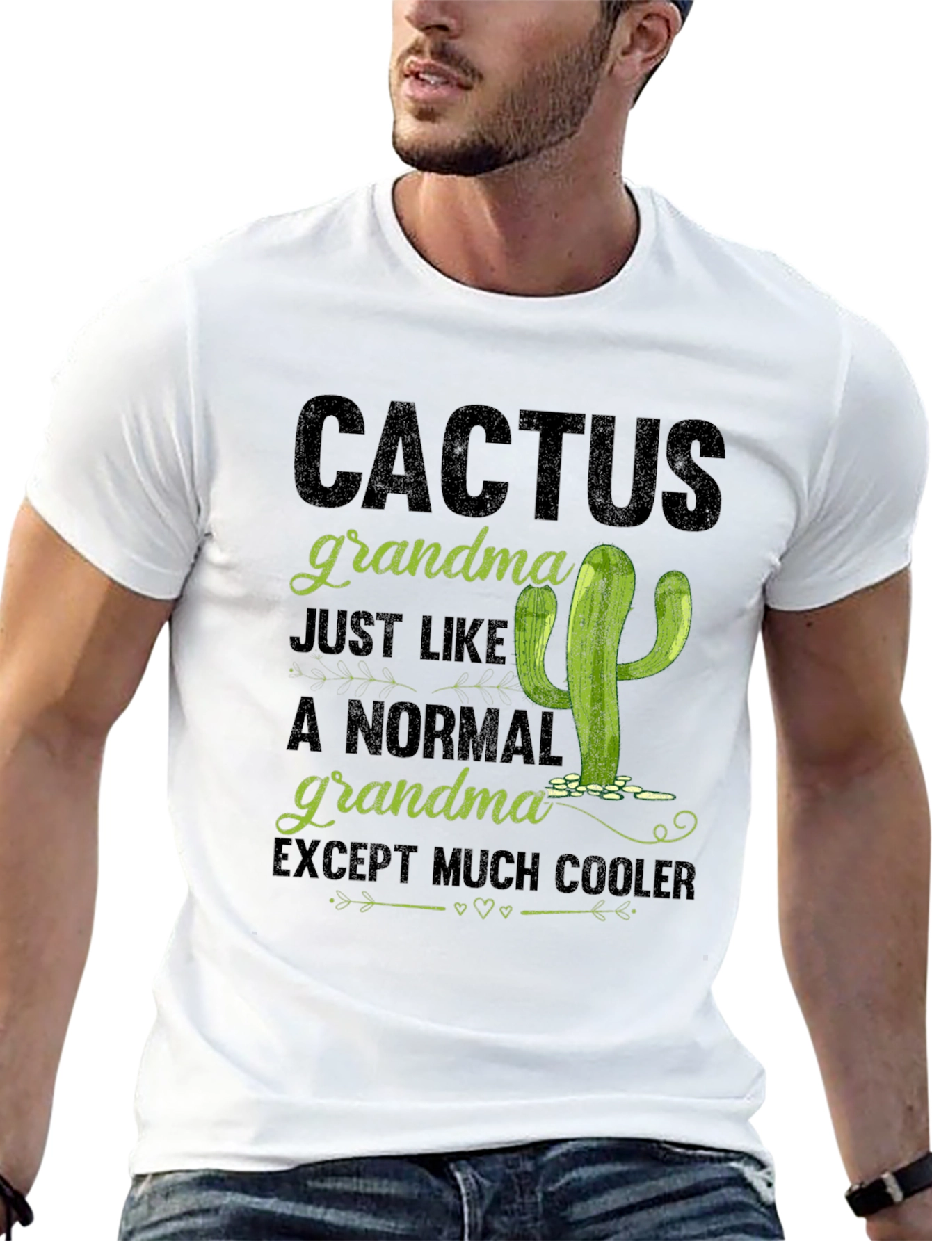 Cactus Grandma T-Shirt - Cool Grandmother Gift
