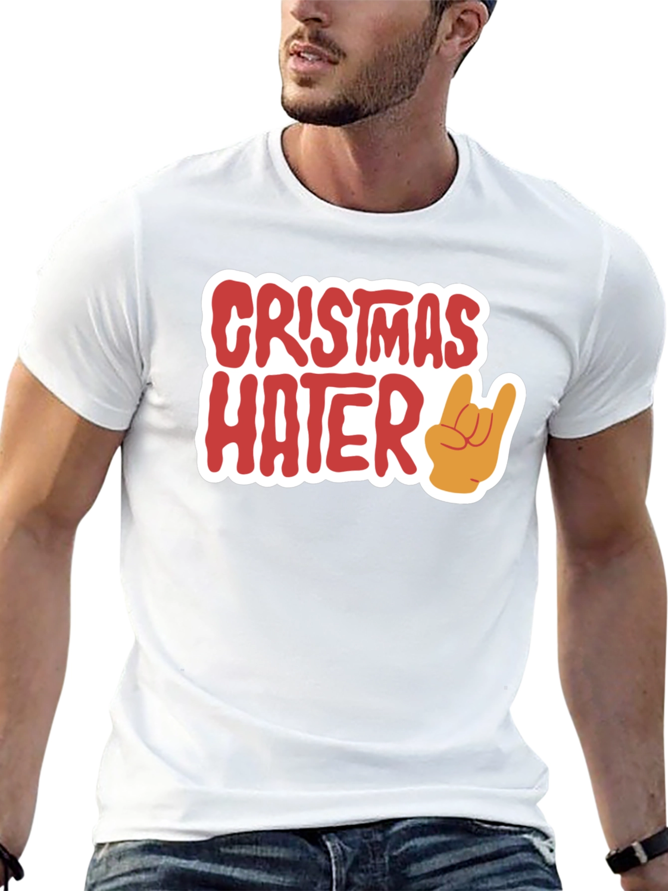 Christmas Hater Graphic Tee - Holiday Humor