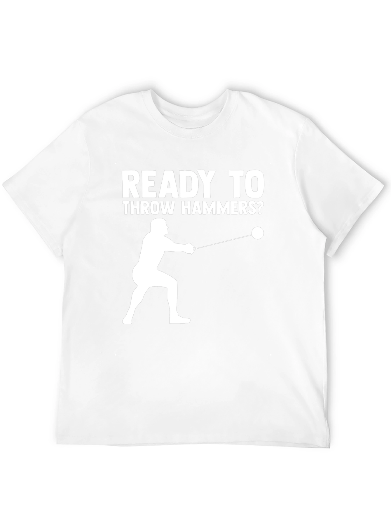 Ready to Throw Hammers? Mens Black T-Shirt