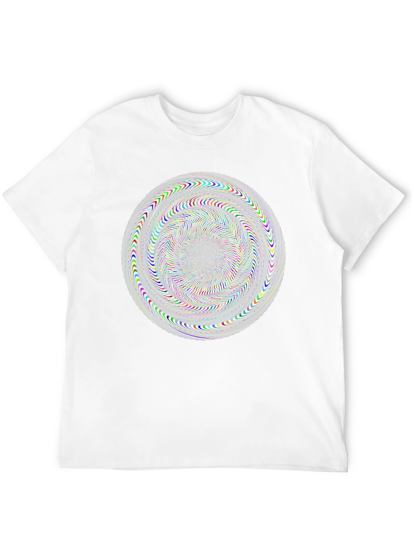 Psychedelic Spiral Black T-Shirt